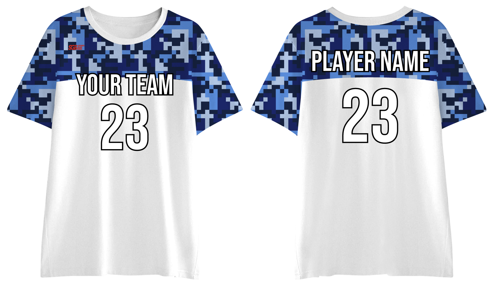 Custom esports shirt adult youth unisex sky frost - Esports-jerseys
