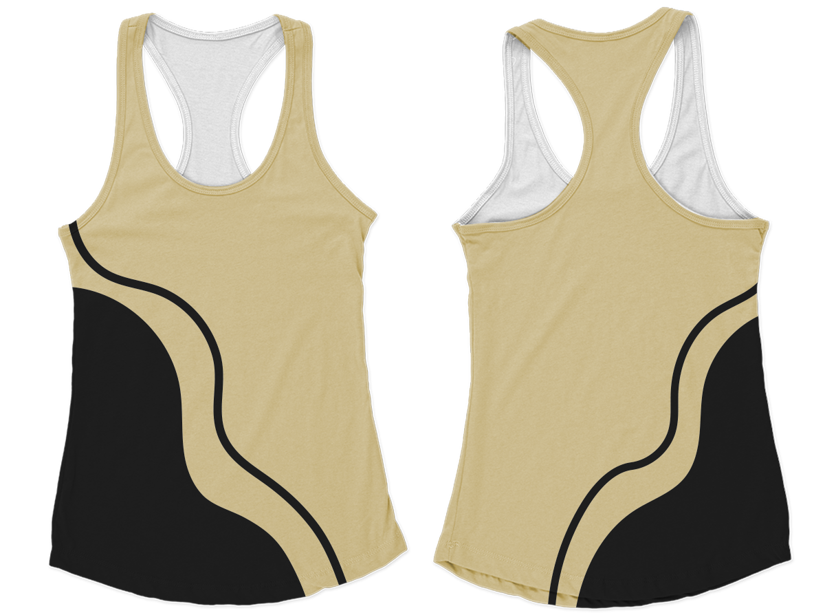 Custom new track racerback sleeveless shirts-style 8 - Shirt-sleeveless