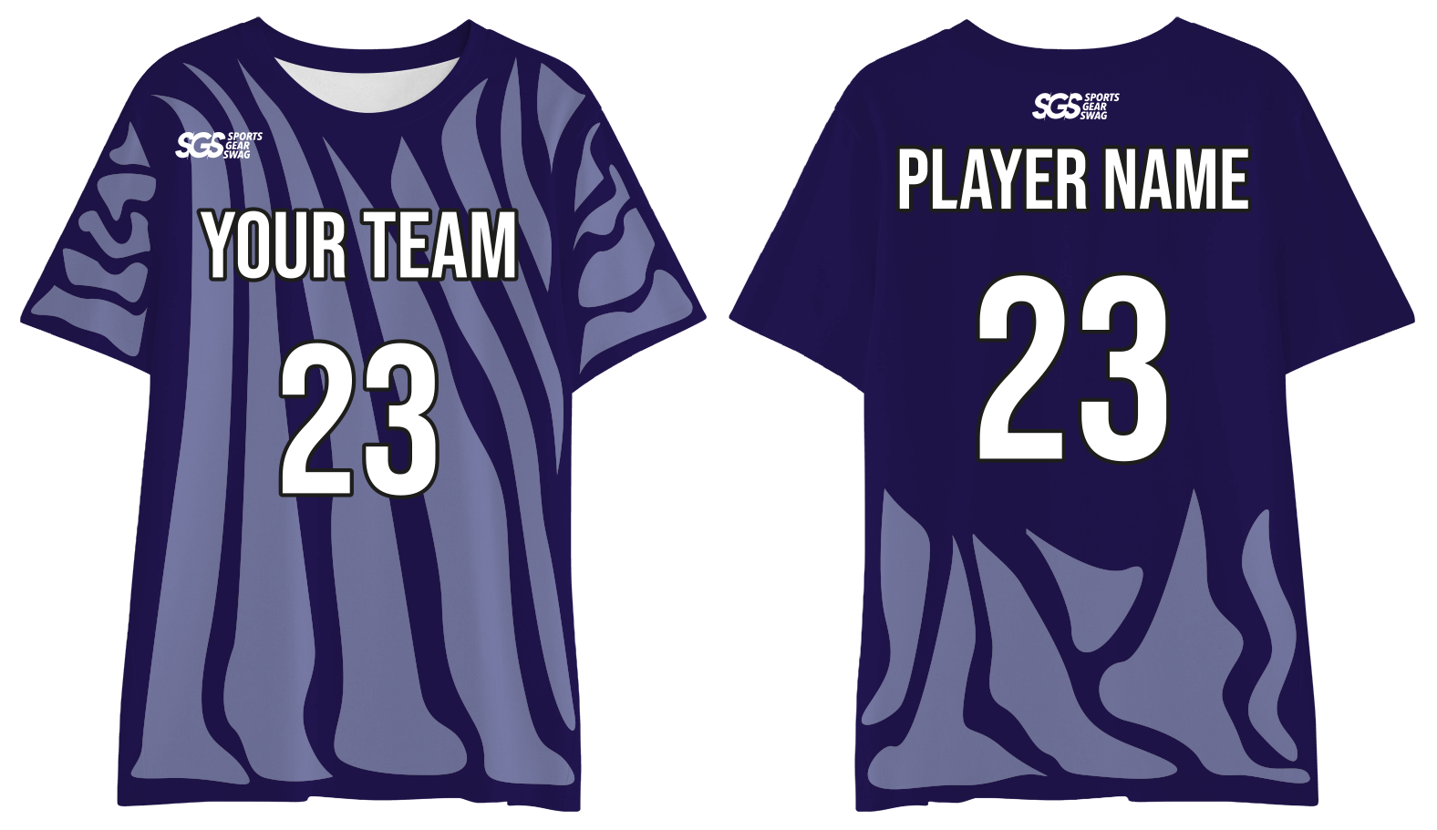 Custom moisture wicking  deep violet adult youth unisex shirt - Esports-jerseys