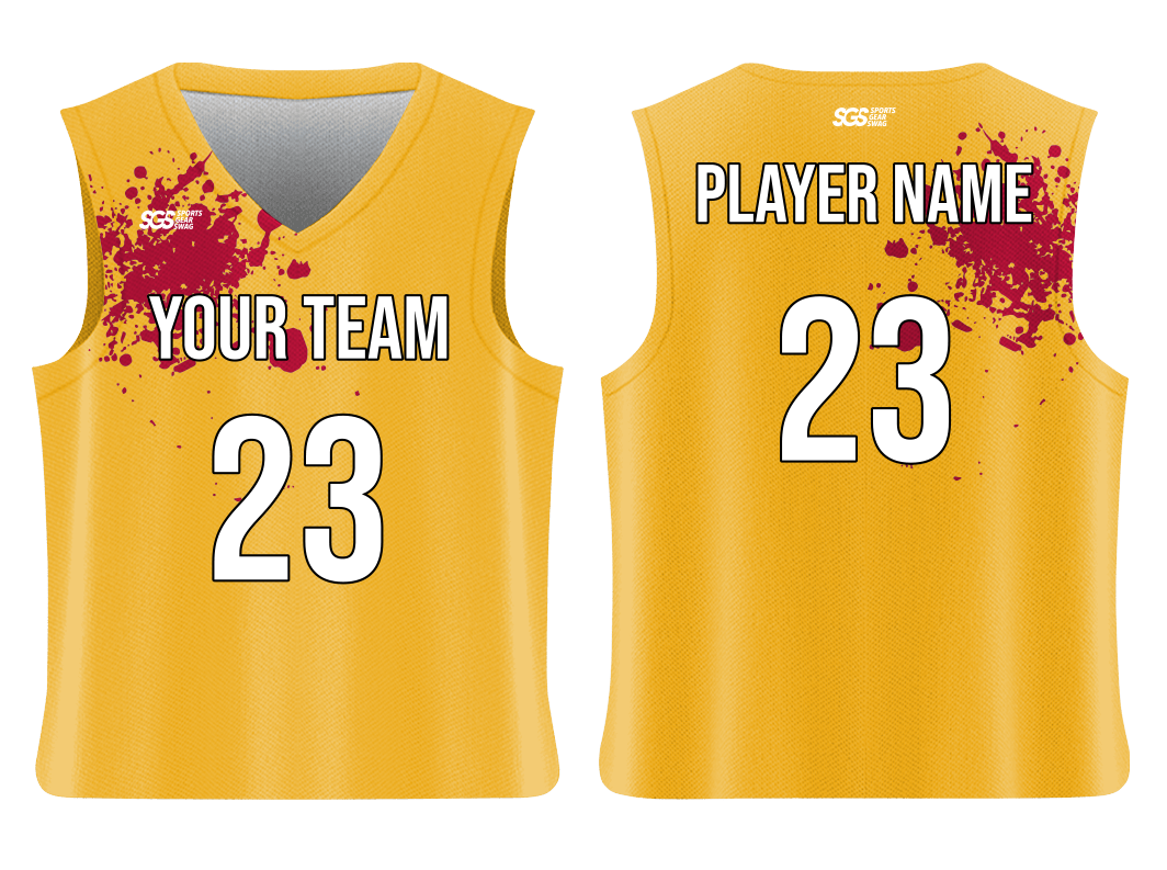 Custom paint dots abstract adult youth unisex basketball jersey - reversible uniform - Jersey