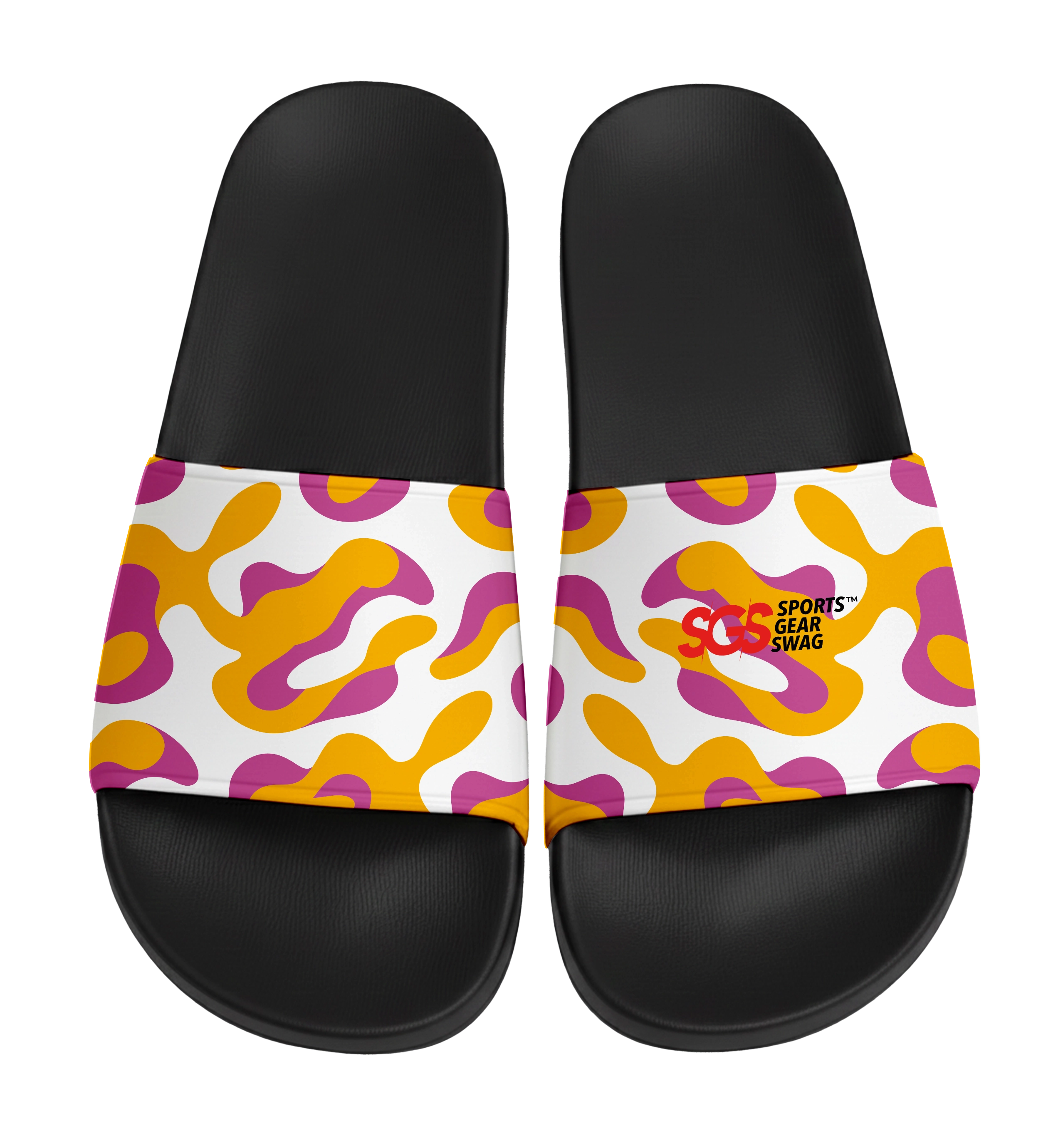 Custom slides black unisex blobcore - Slides