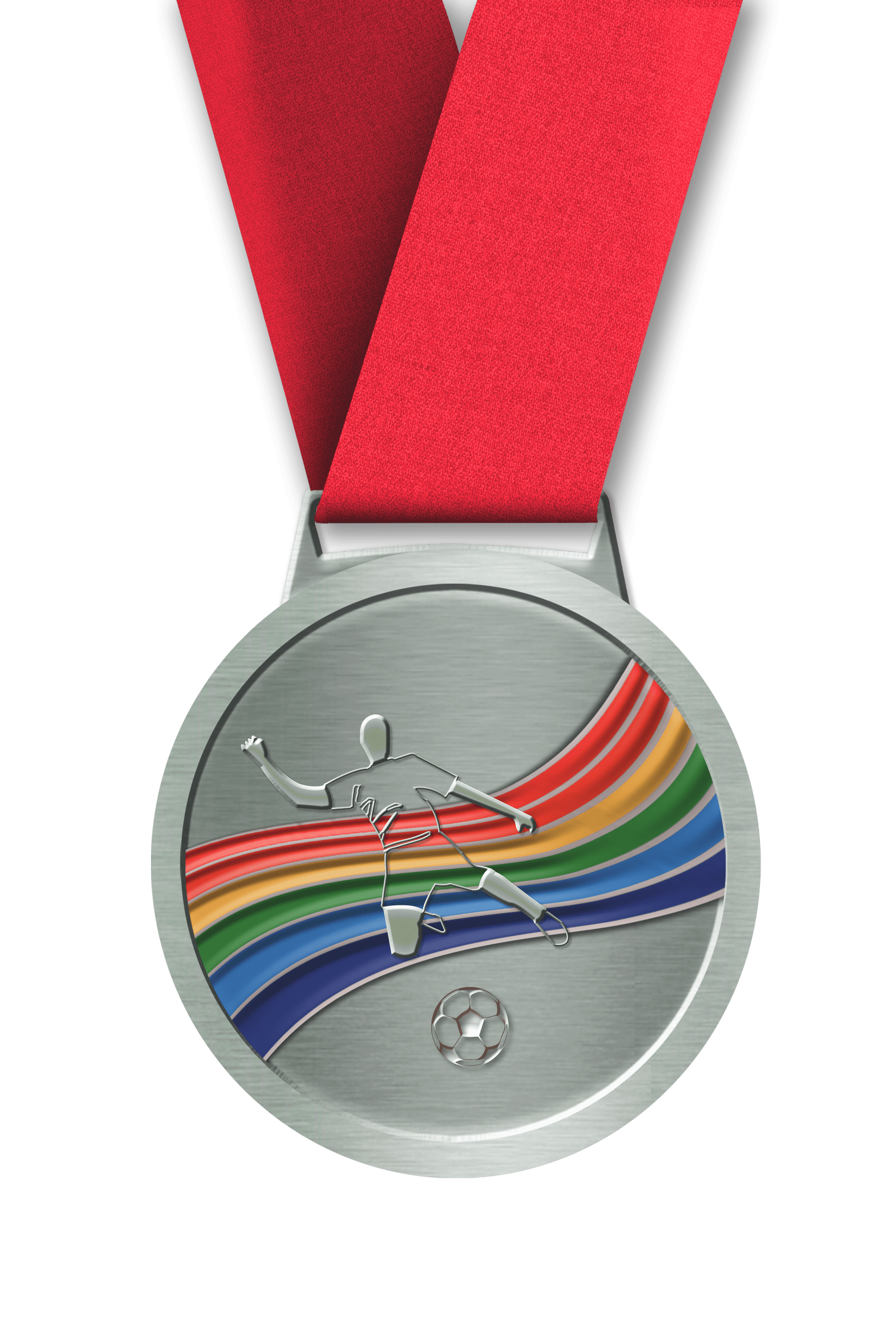 Soccer silver medals awards - Medals-awards
