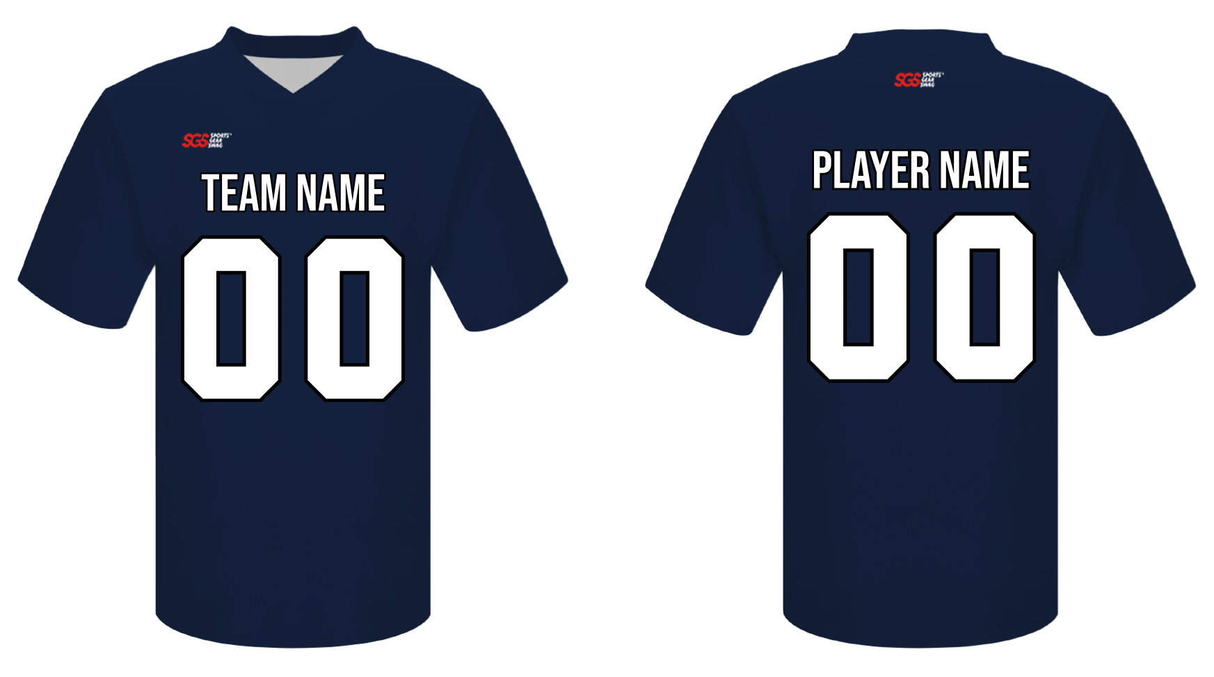 Custom  first rate solids adult youth unisex football short sleeve jersey - Jersey
