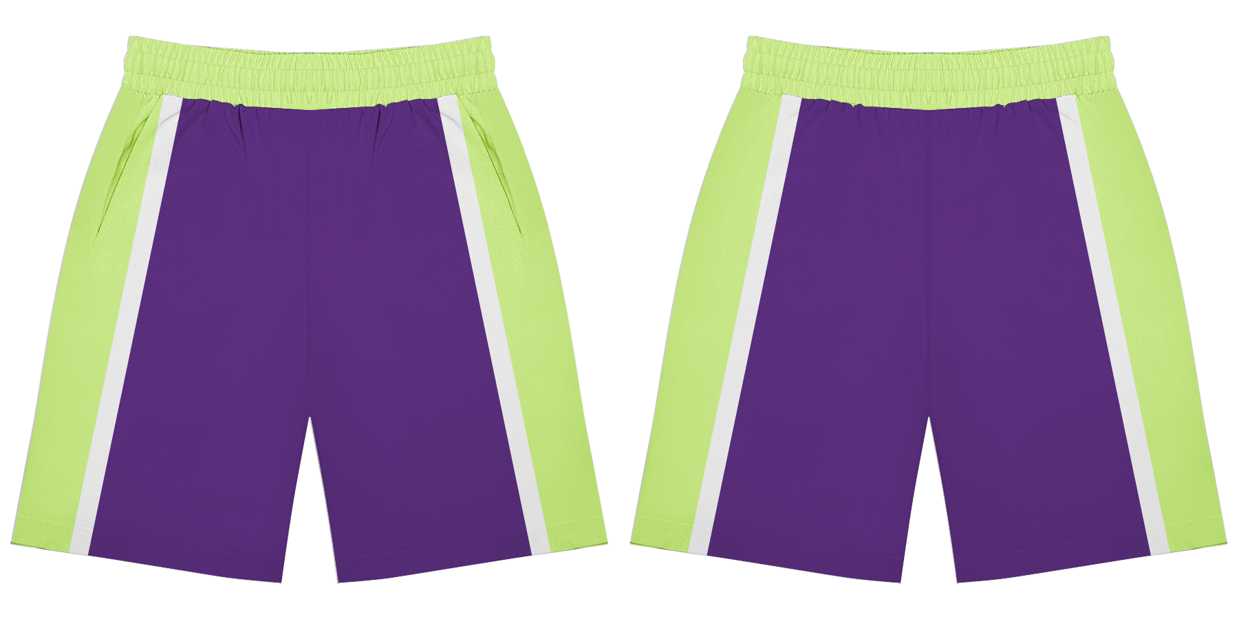 Custom lane stripe adult youth unisex shorts - Short