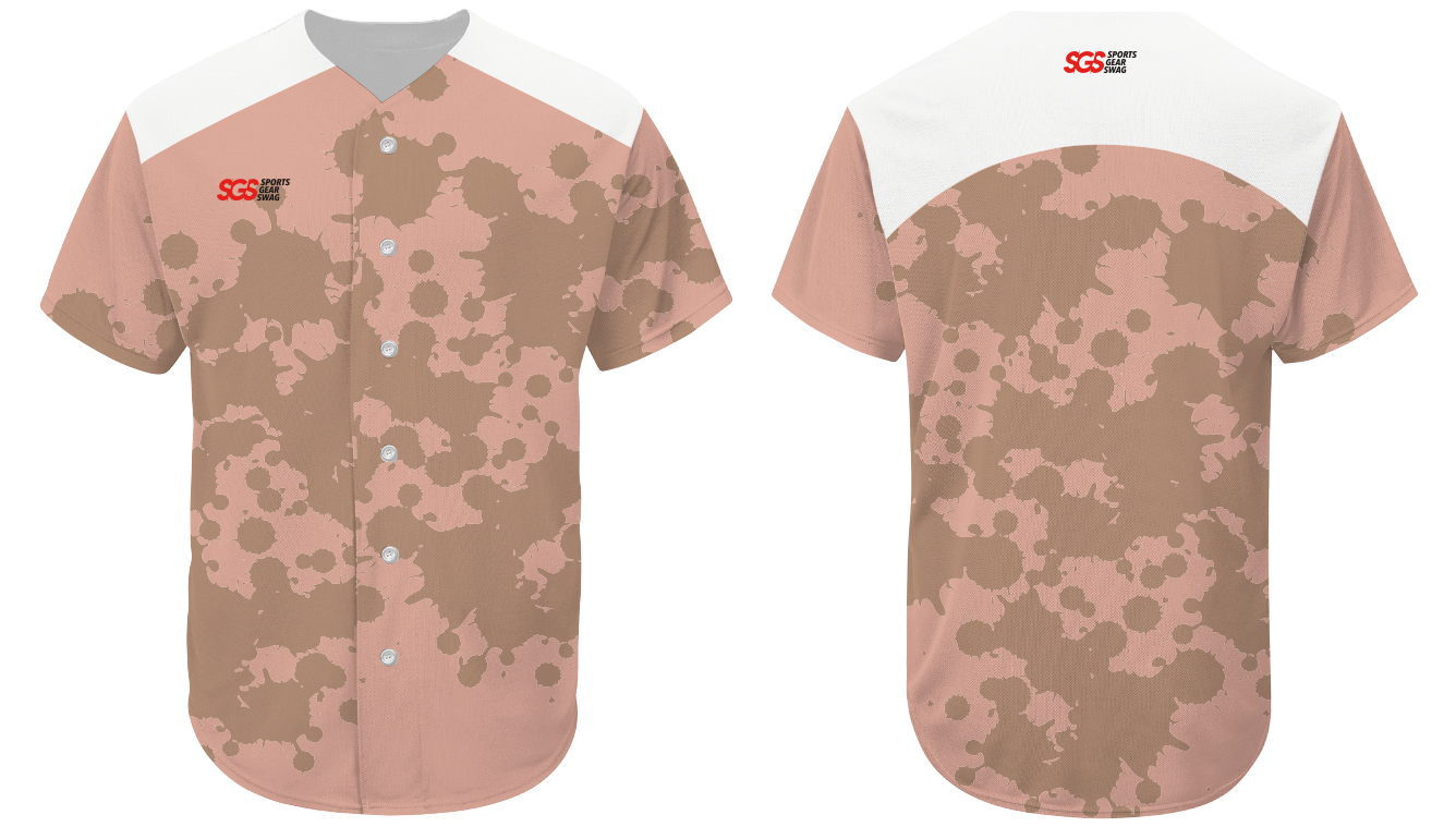 Custom paintball abstract adult youth unisex softball jersey - Jersey