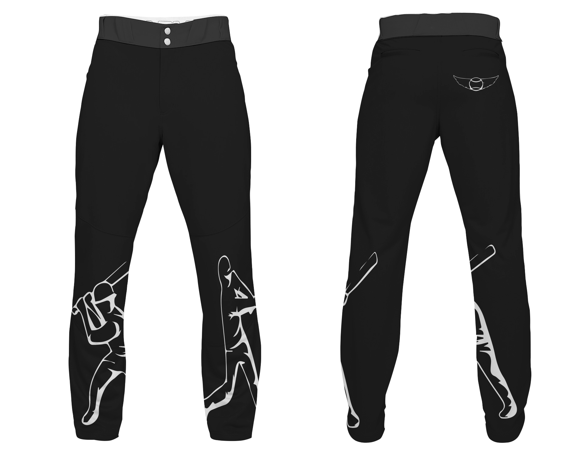 Custom player design adult youth unisex baseball pants - Baseball-pants