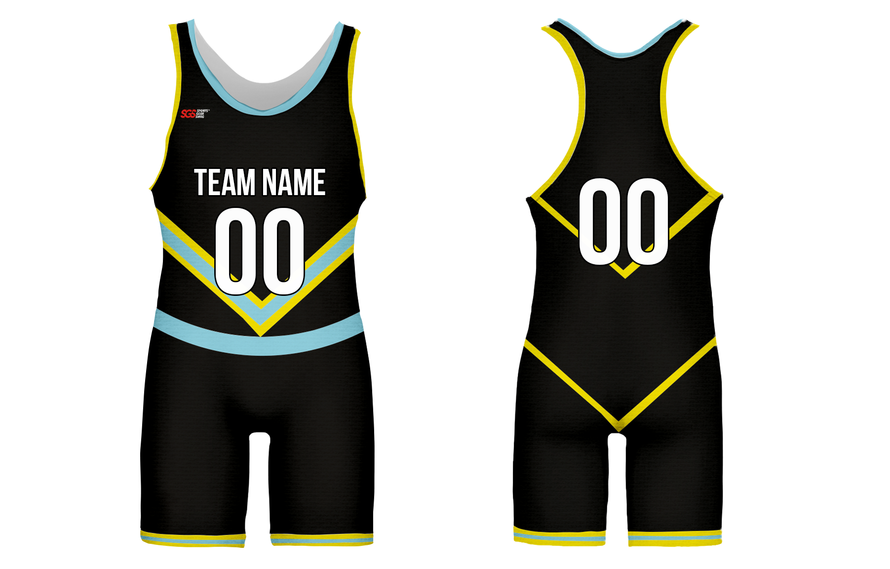Custom neon victory line adult youth unisex wrestling singlets - Wrestling-singlets