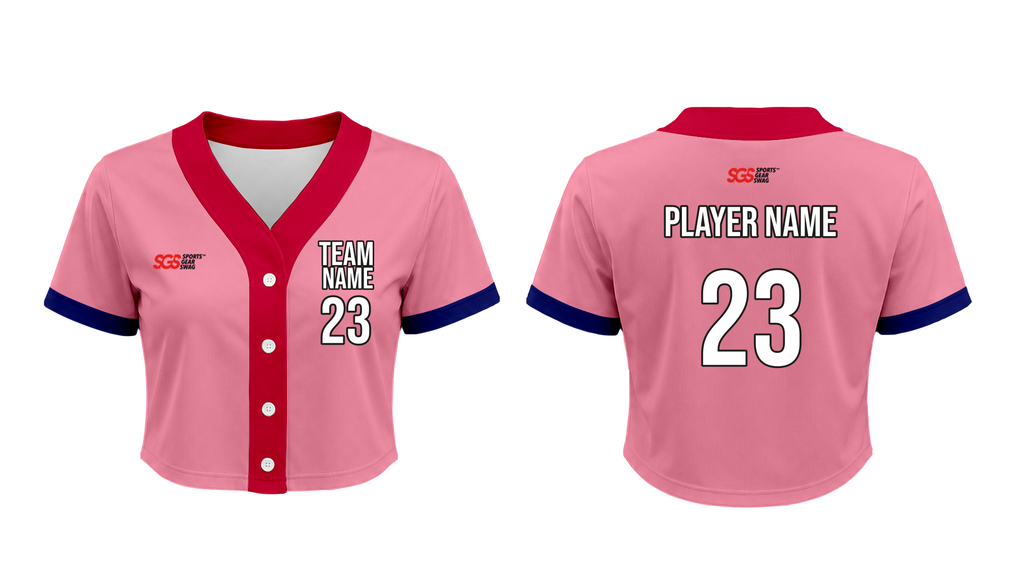 Custom classic cropped adult youth unisex baseball jersey - Cropped-baseball-jerseys