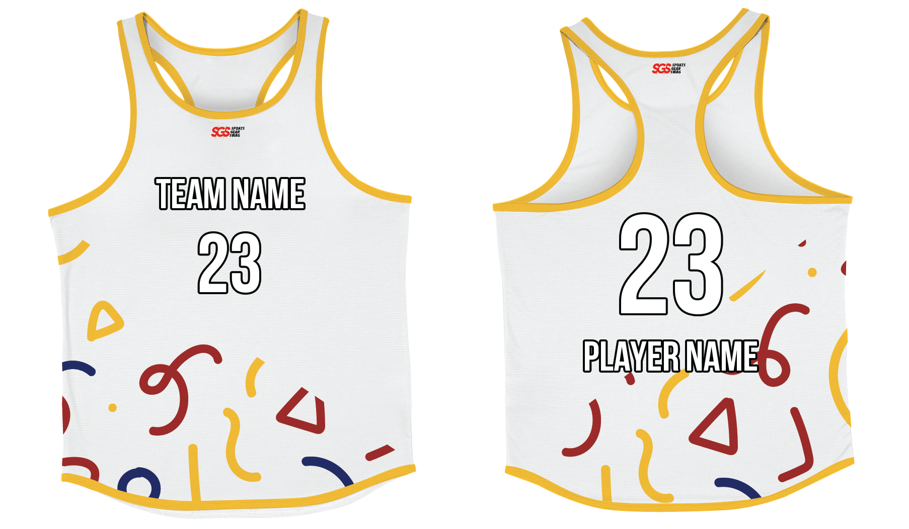 Custom track singlets adult youth unisex heat wave - Track-singlets