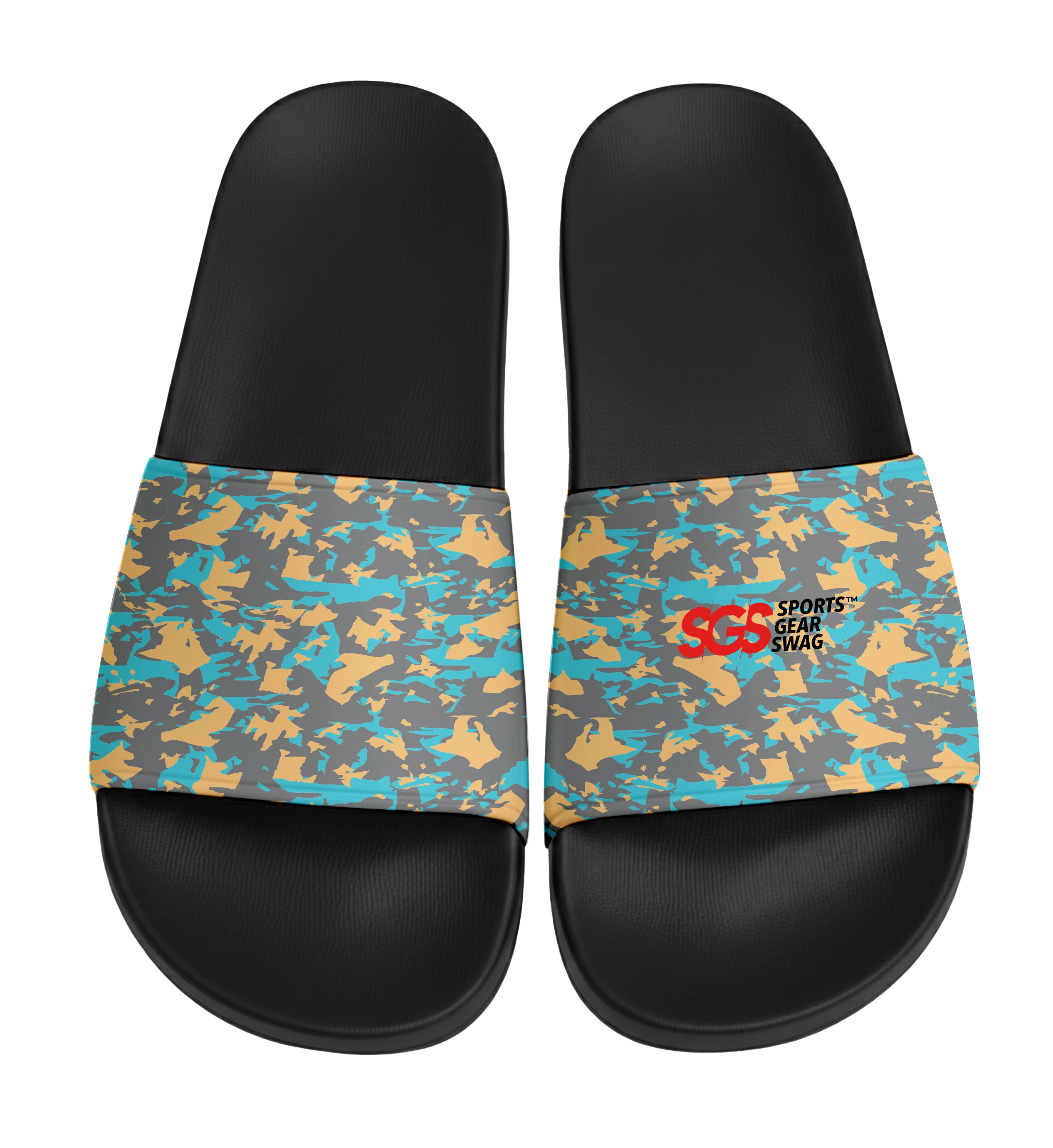 Custom slides black unisex cipher - Slides