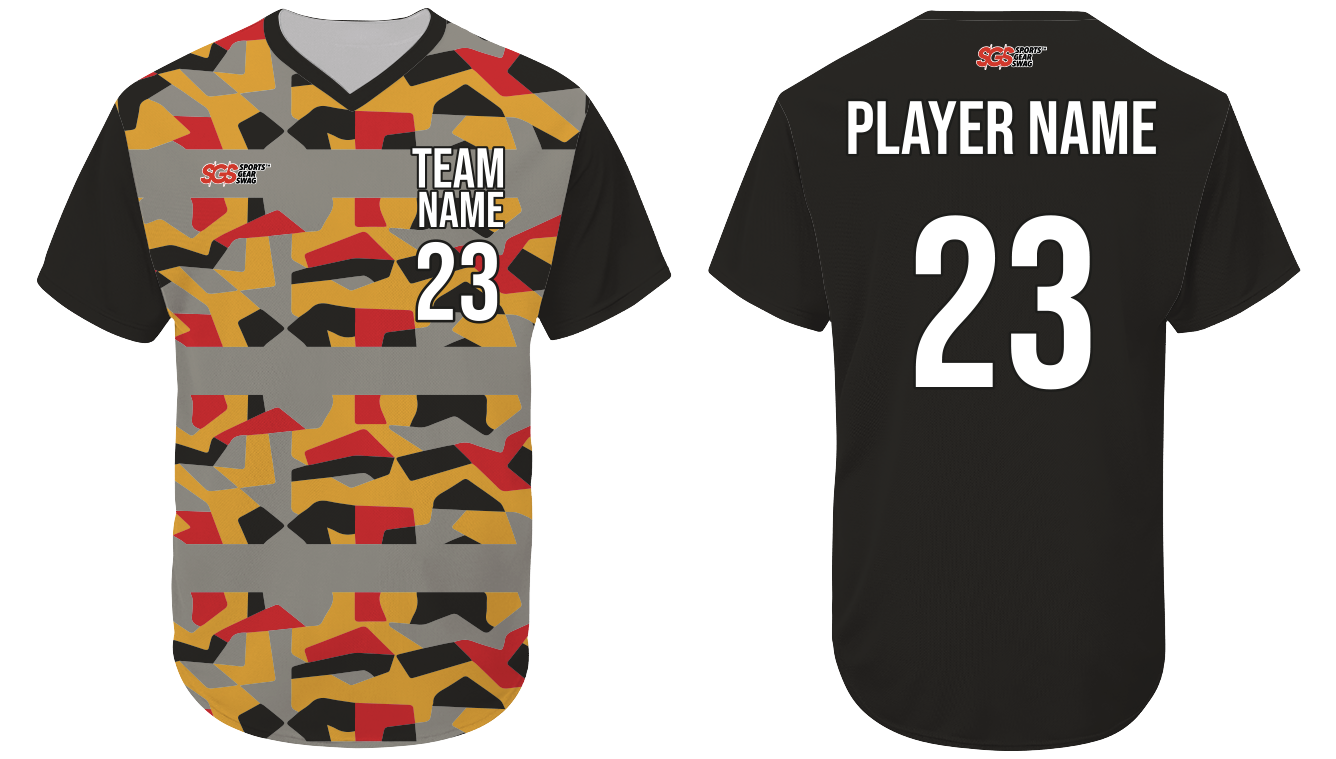 Custom high class no button adult youth unisex baseball jersey - Jersey