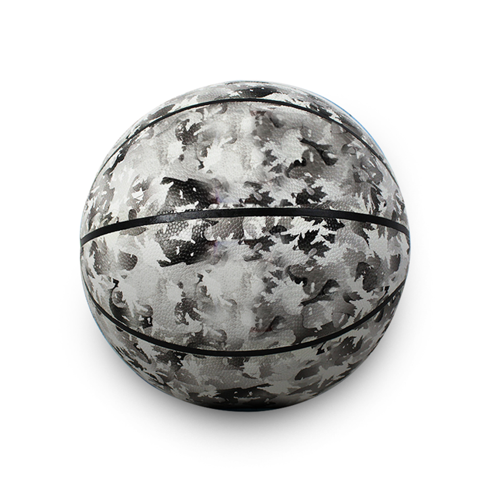 Custom black & white mixed basketballs - Basketballs