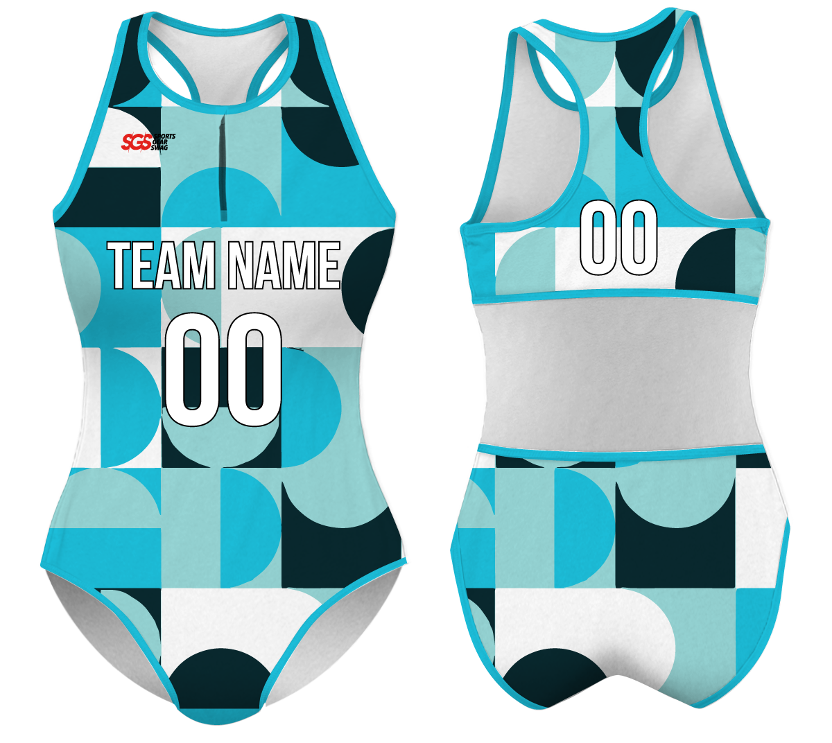 Custom water women speed suit circular design - Women-water-speed-suits