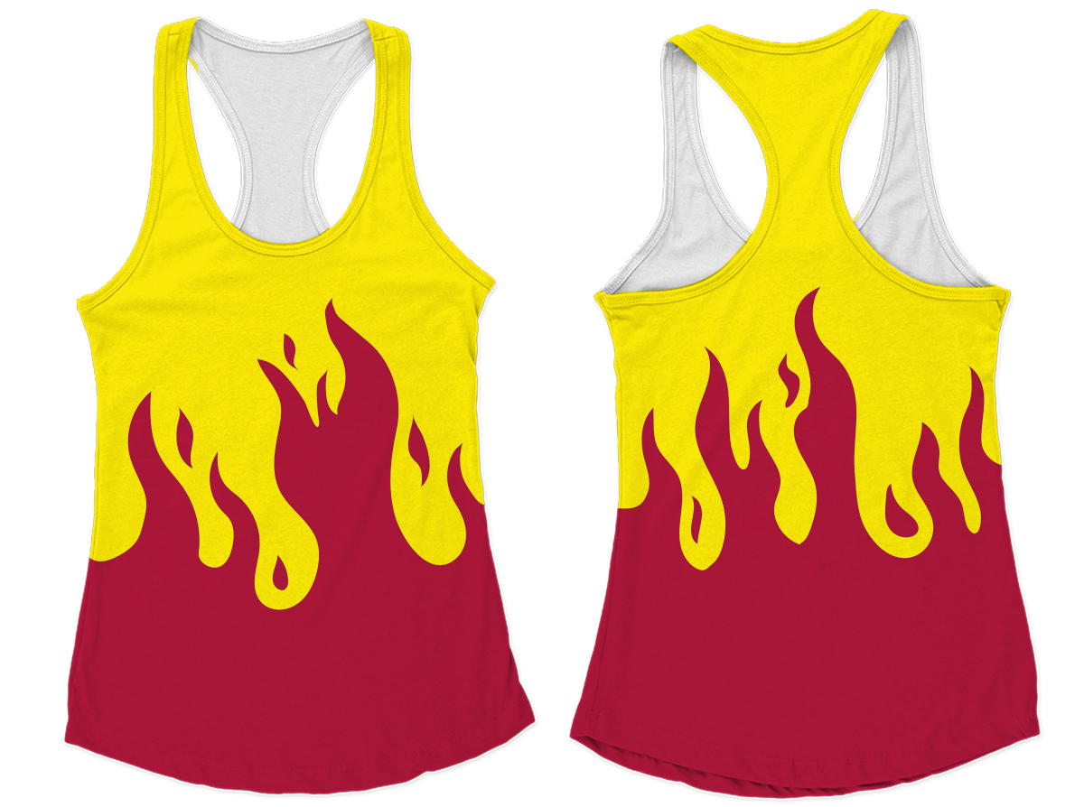 Custom new track racerback sleeveless shirts-style 4 - Shirt-sleeveless