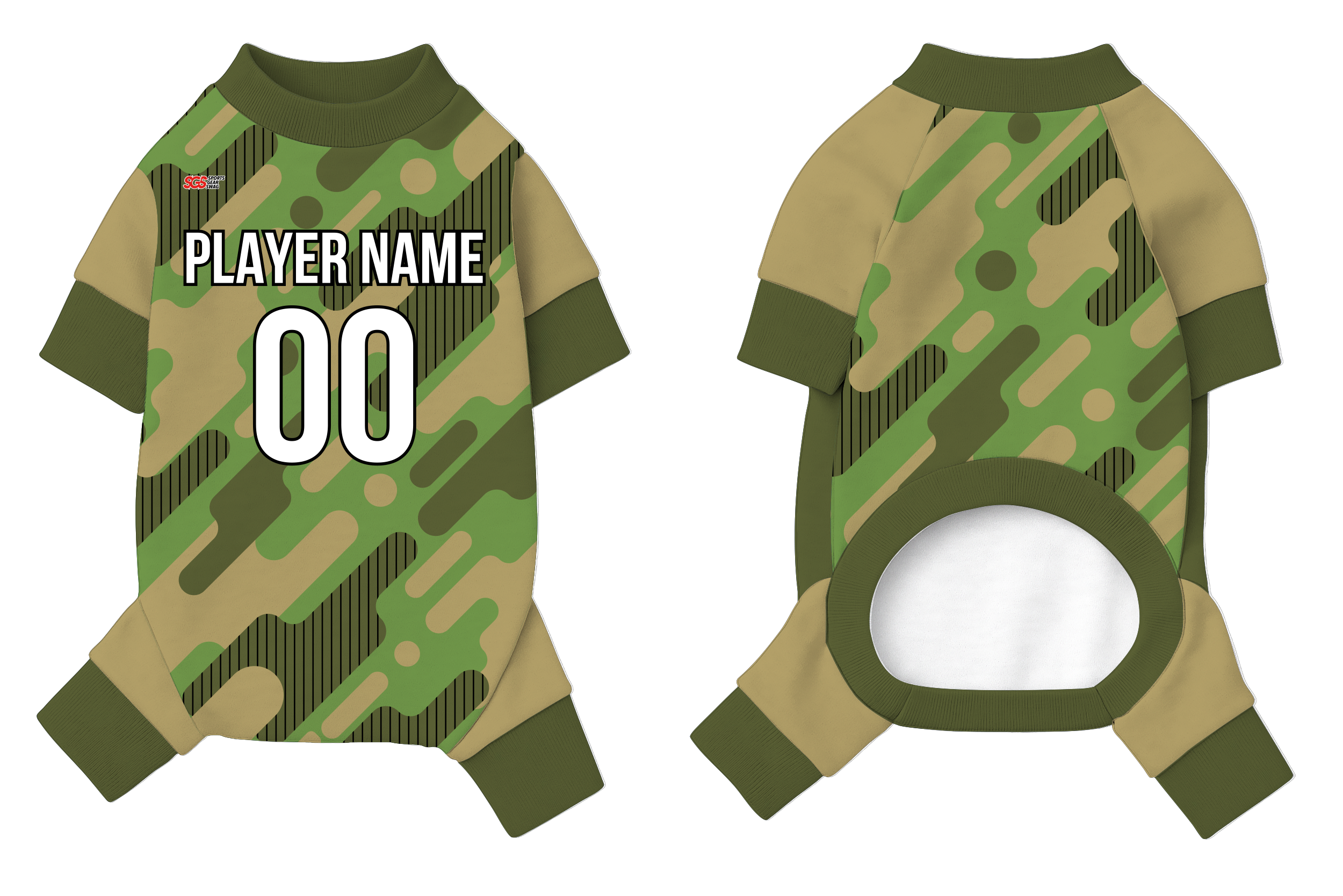 Custom pet pajama tactical camo - Pets-pajama