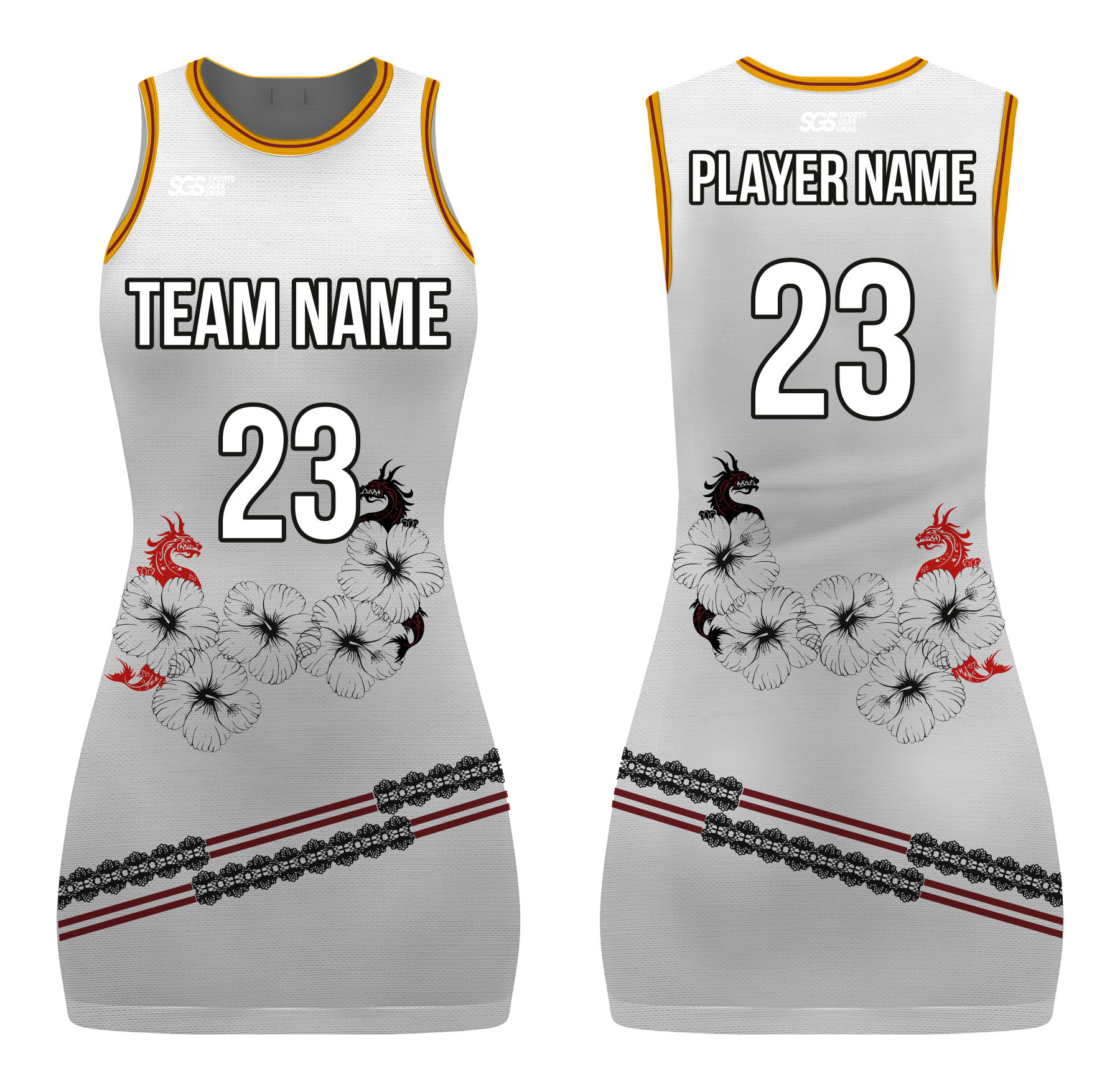 Custom pleasing adult youth unisex basketball jersey dresses - Jersey-dresses