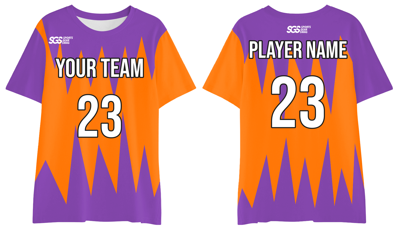 Custom moisture-wicking pointed adult youth unisex shirt - Pickleball-jerseys