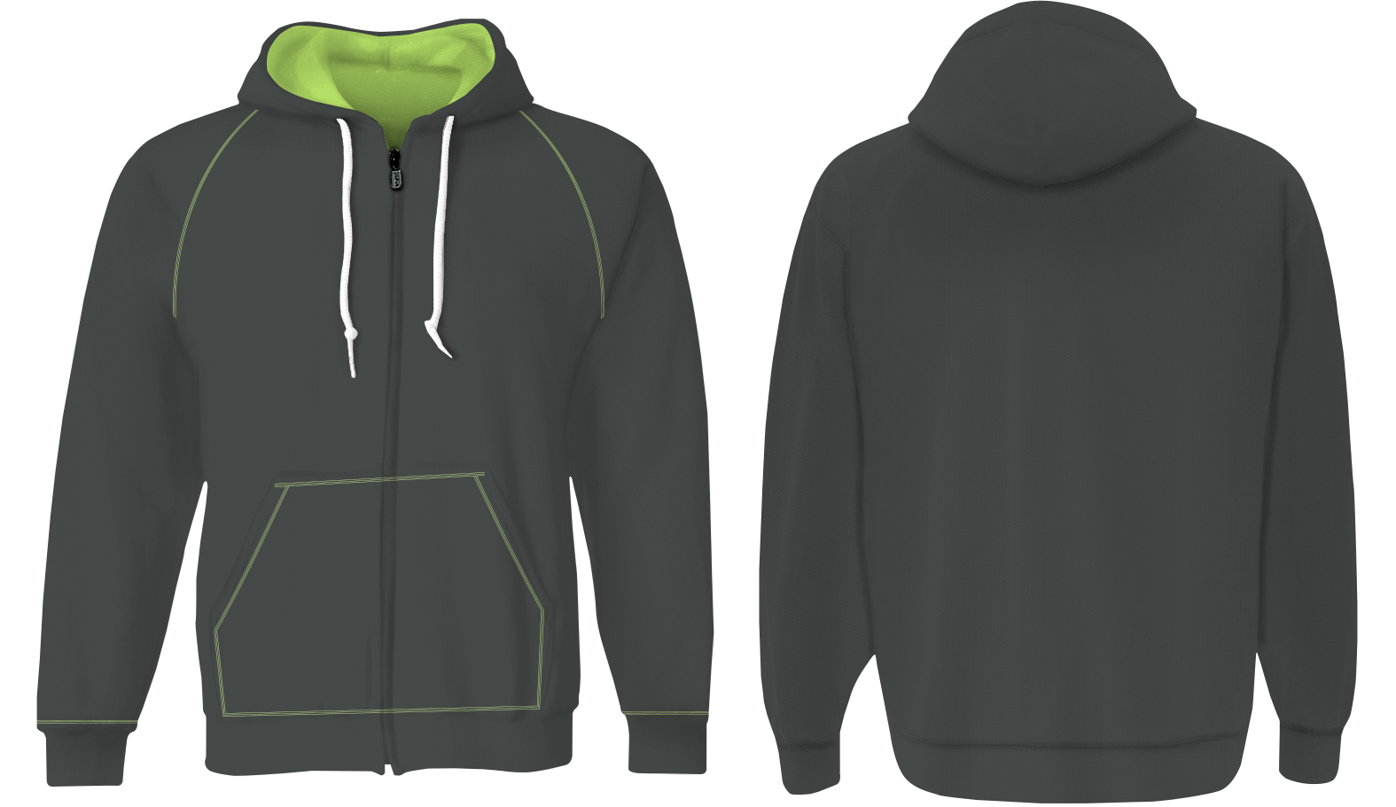 Custom classic adult youth unisex full-zip hoodie - Hoodie