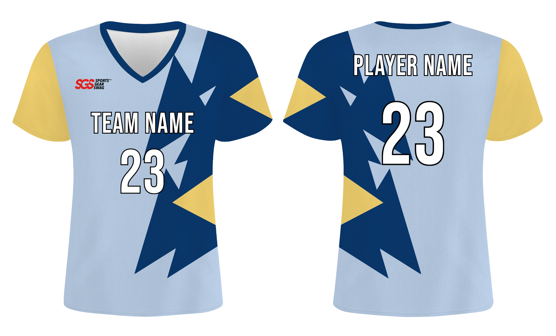 Custom sharp shapes adult youth soccer jersey - Jersey