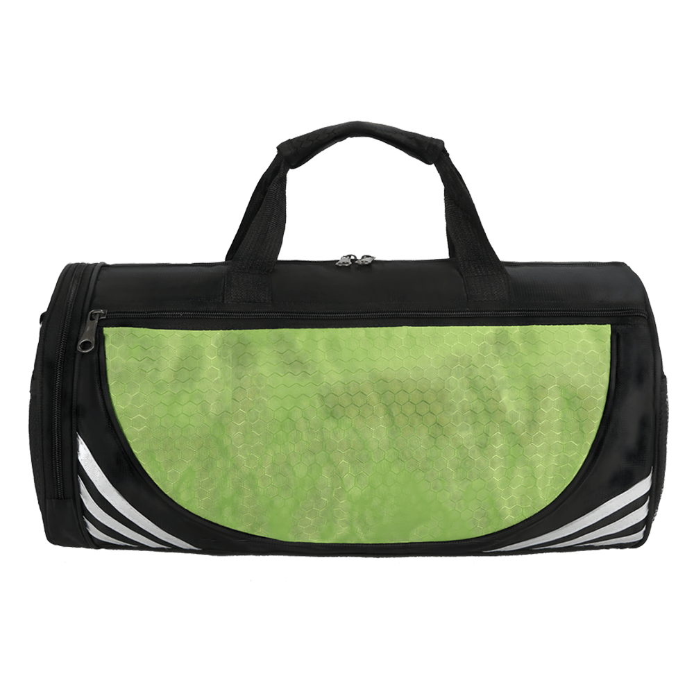 Black, green, & white duffle bag - Duffle-bags
