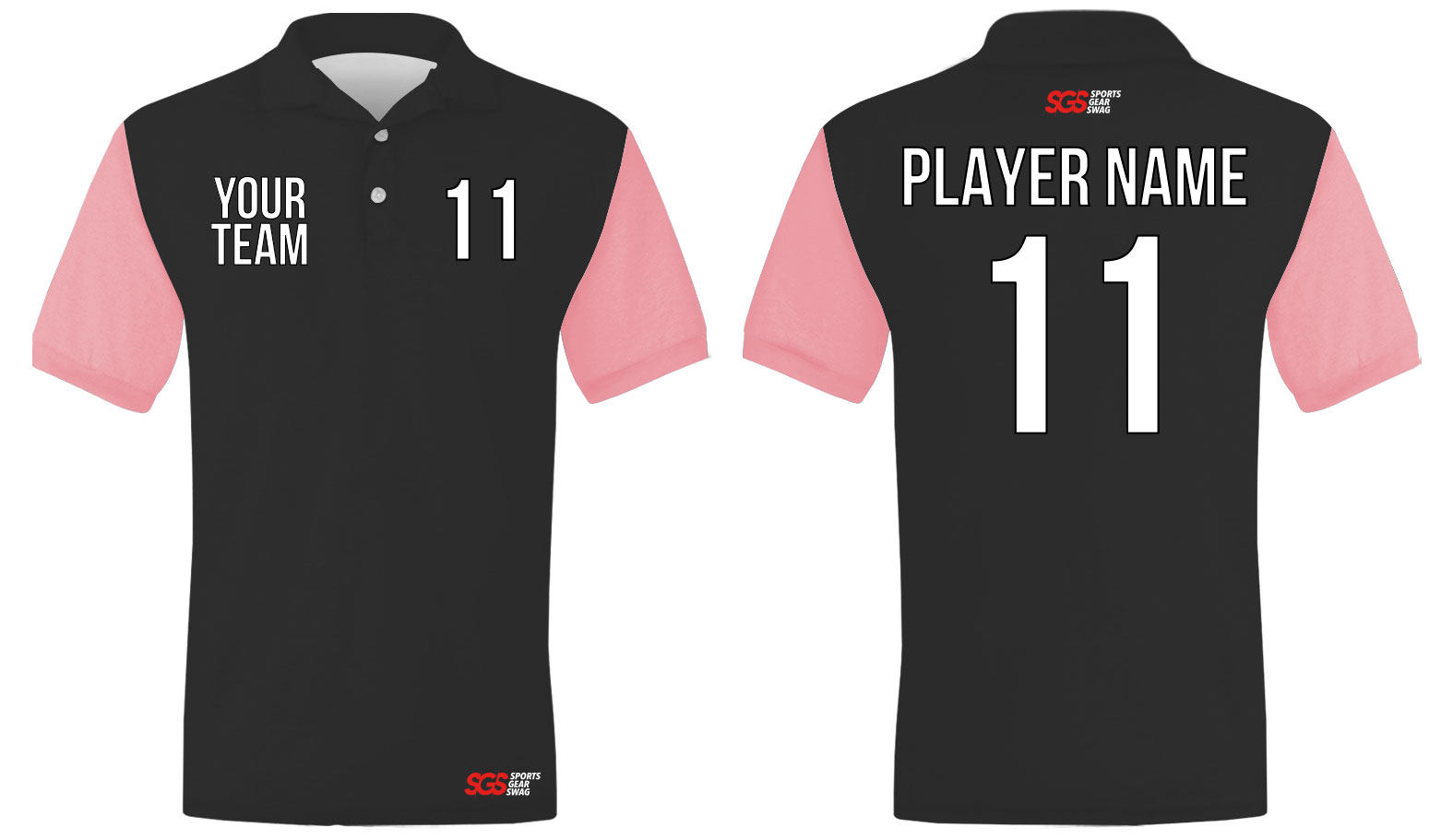 Custom performance mesh adult youth unisex polo - Golf-polos