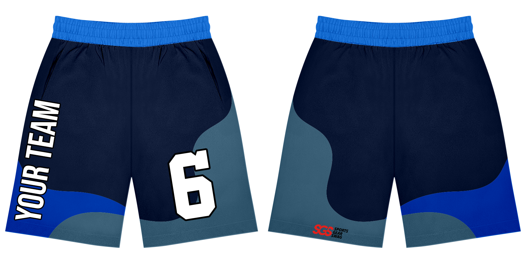 Custom training shorts adult youth unisex shapes - Short