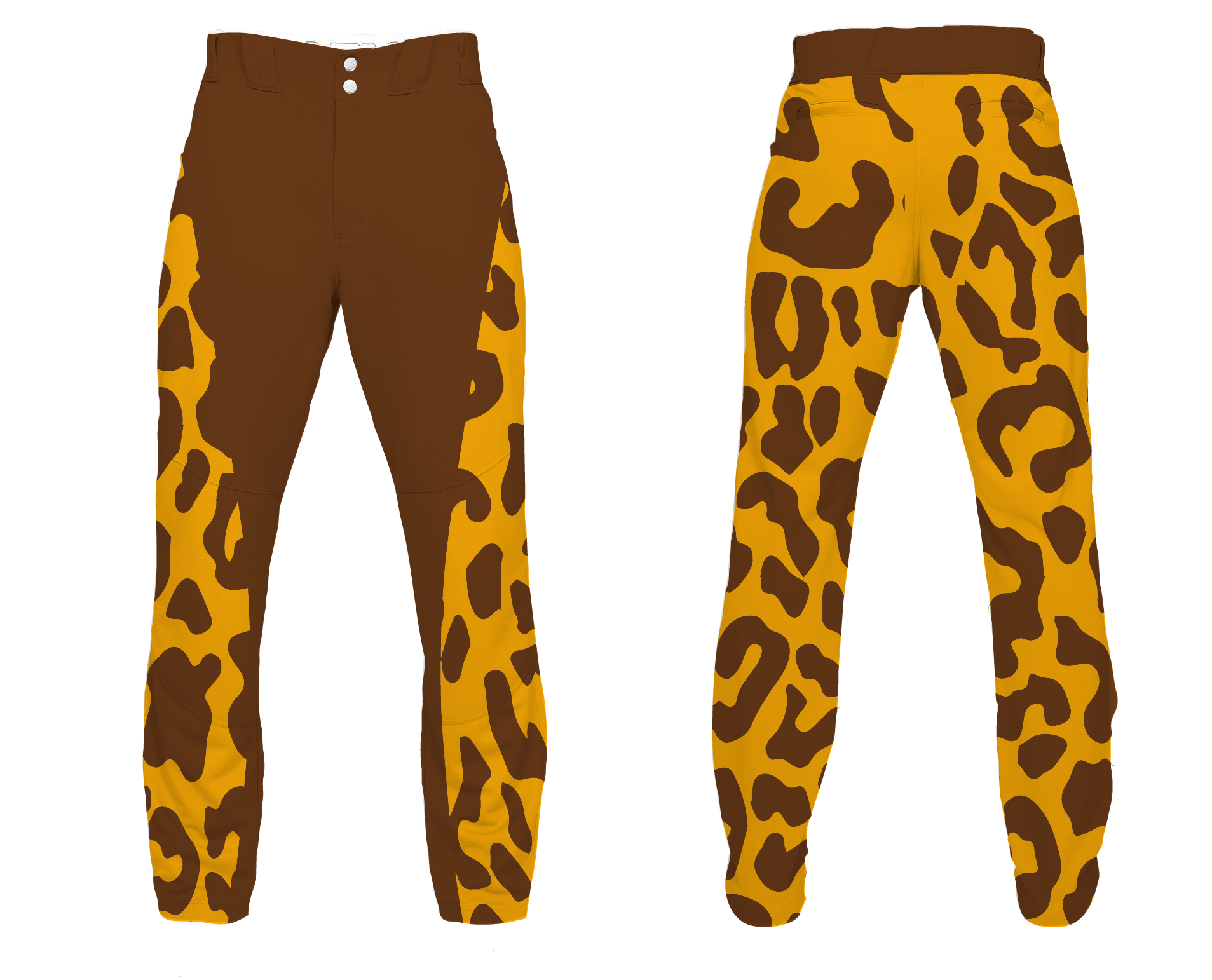Custom cheetah animal adult youth unisex softball pants - Softball-pants