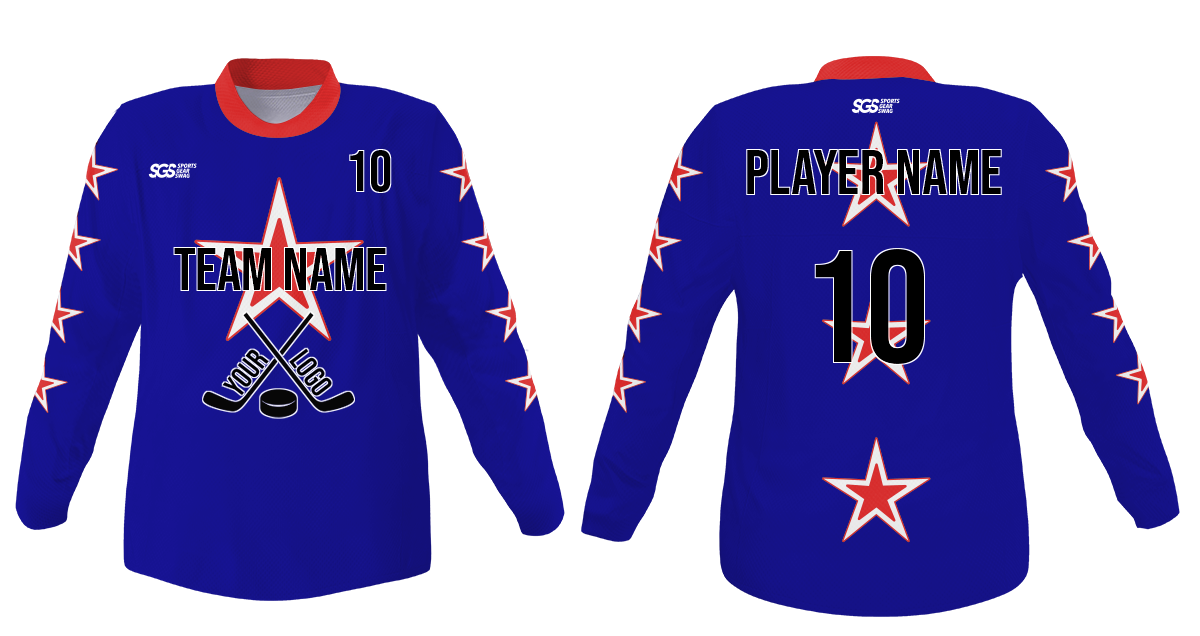 Custom lovely star youth unisex hockey jersey - Jersey
