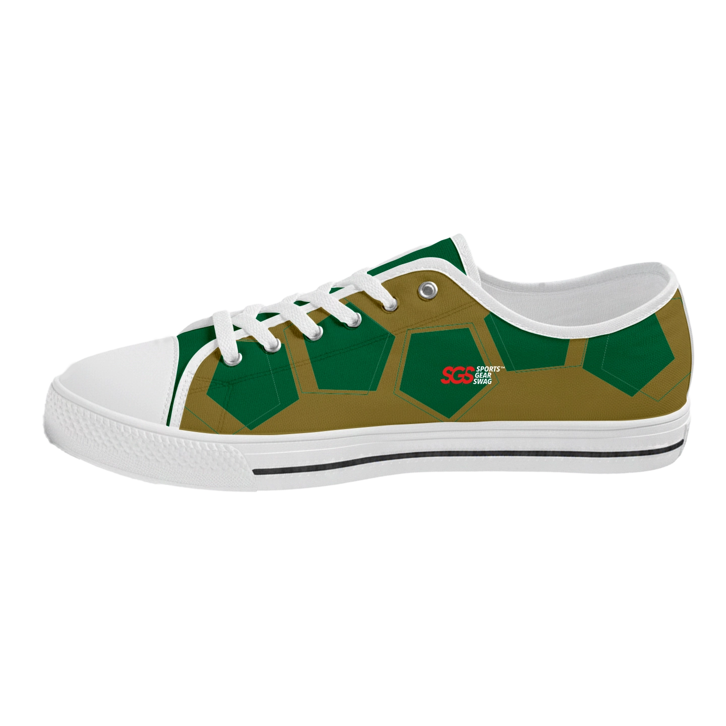 Custom low top canvas shoes white ascent - Low-top-shoes