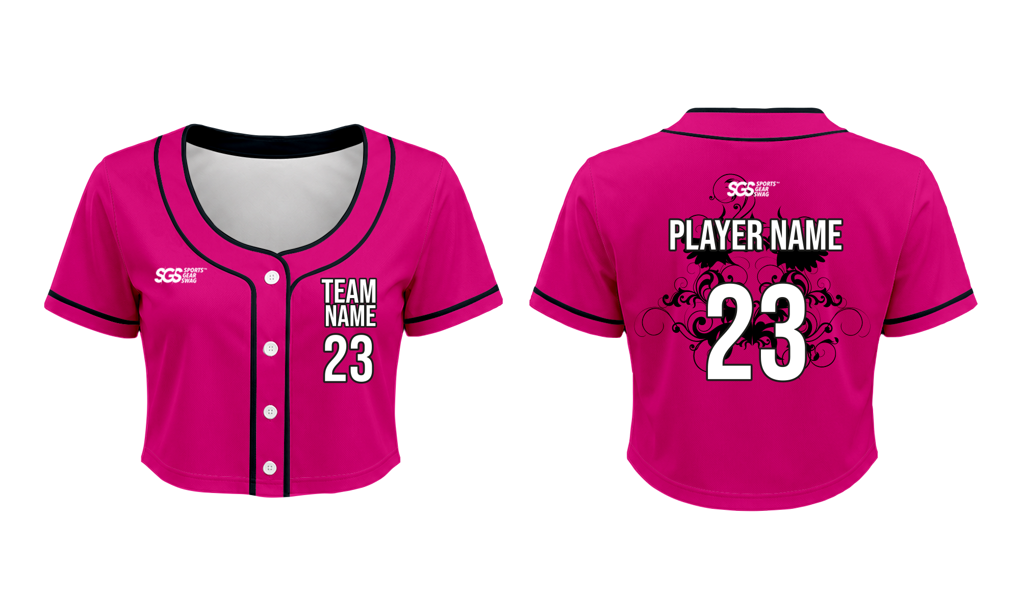 Custom elite cropped adult youth unisex baseball jersey - Cropped-baseball-jerseys