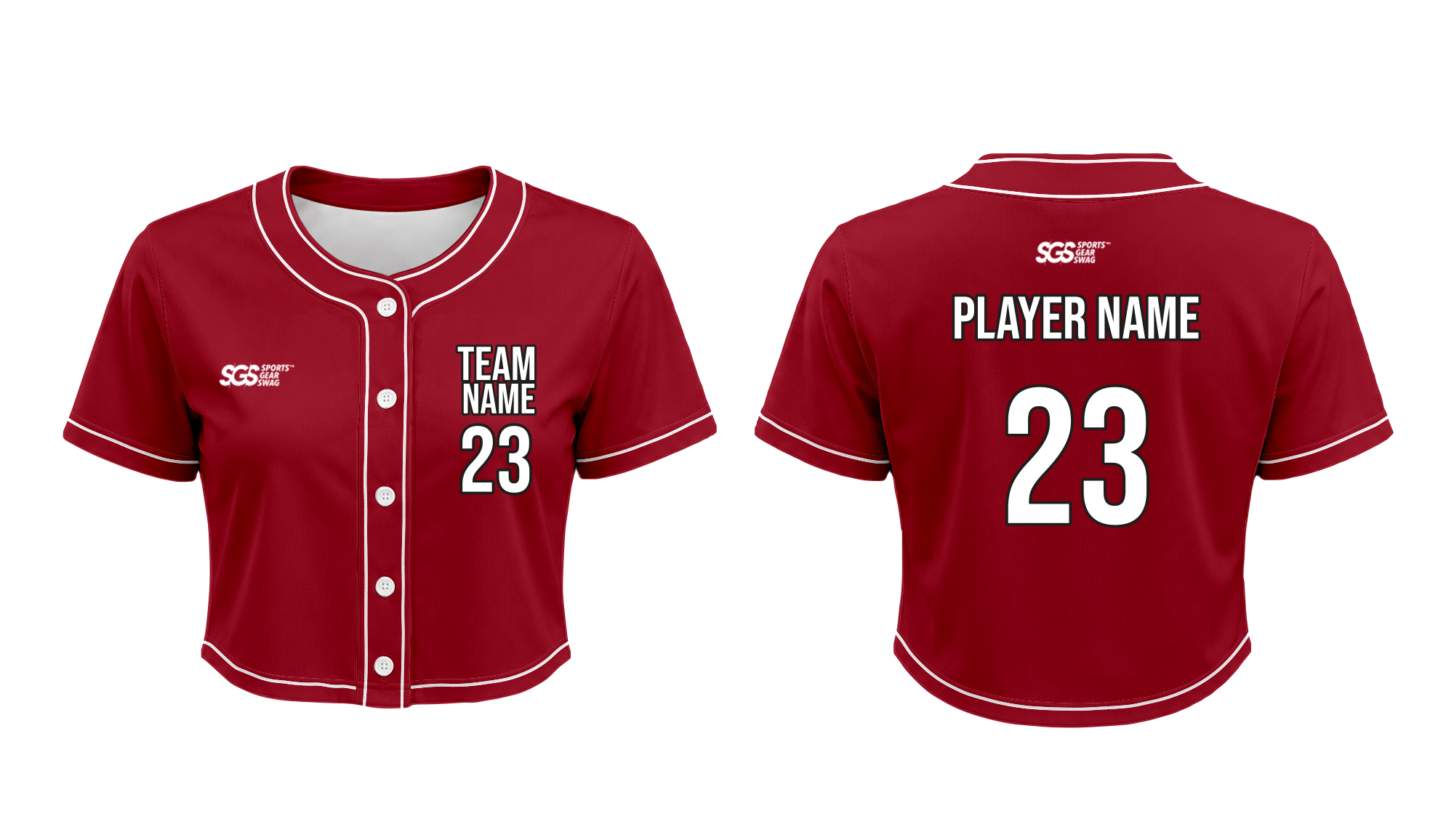 Custom flashpoint cropped adult youth unisex baseball jersey - Cropped-baseball-jerseys