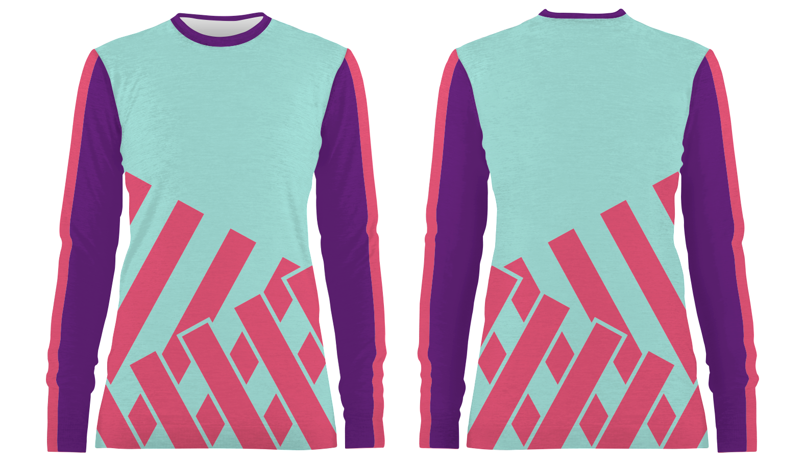 Custom bottom stripes adult youth unisex long sleeve shirt - Shirt-long-sleeve
