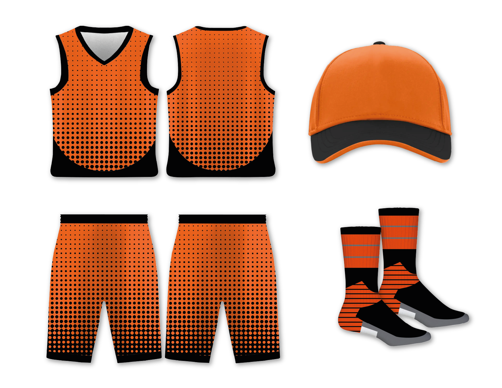 Custom polka-dot obmre shape adult youth unisex basketball jersey - reversible uniform - Jersey