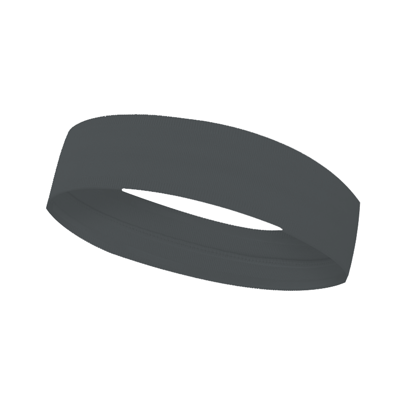 Custom heather grey yoga headband - Yoga-headband