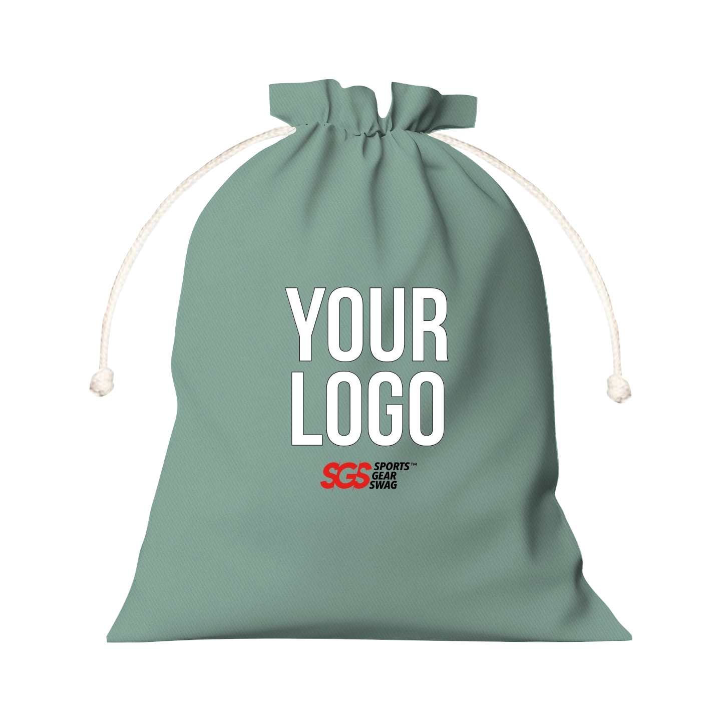 Custom drawstring tote bag azure haze - Drawstring-tote-bags