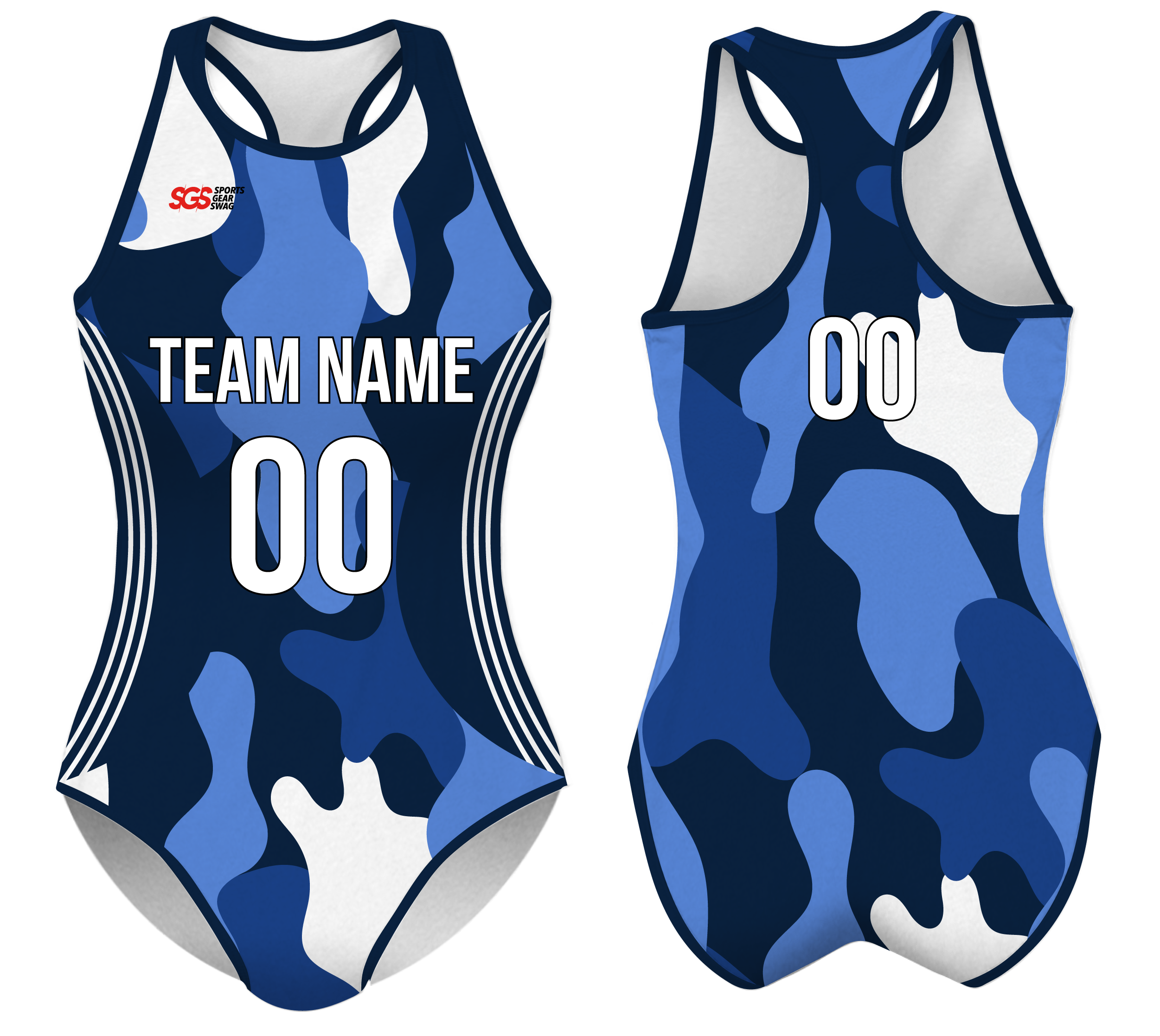 Custom water women speed suit marine camo - Women-water-speed-suits
