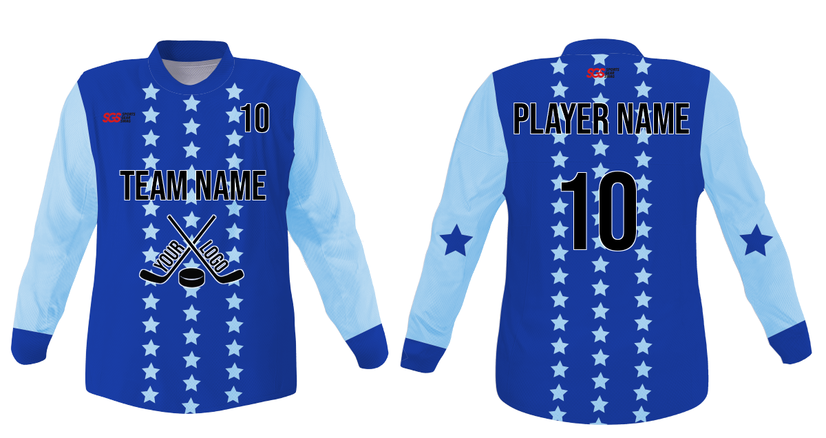 Custom multi stars youth unisex hockey jersey - Jersey