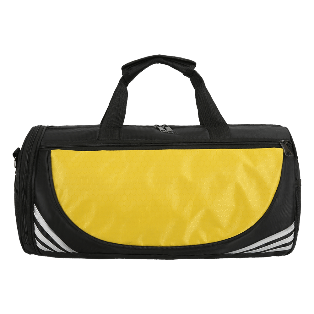 Black, yellow, & white duffle bag - Duffle-bags