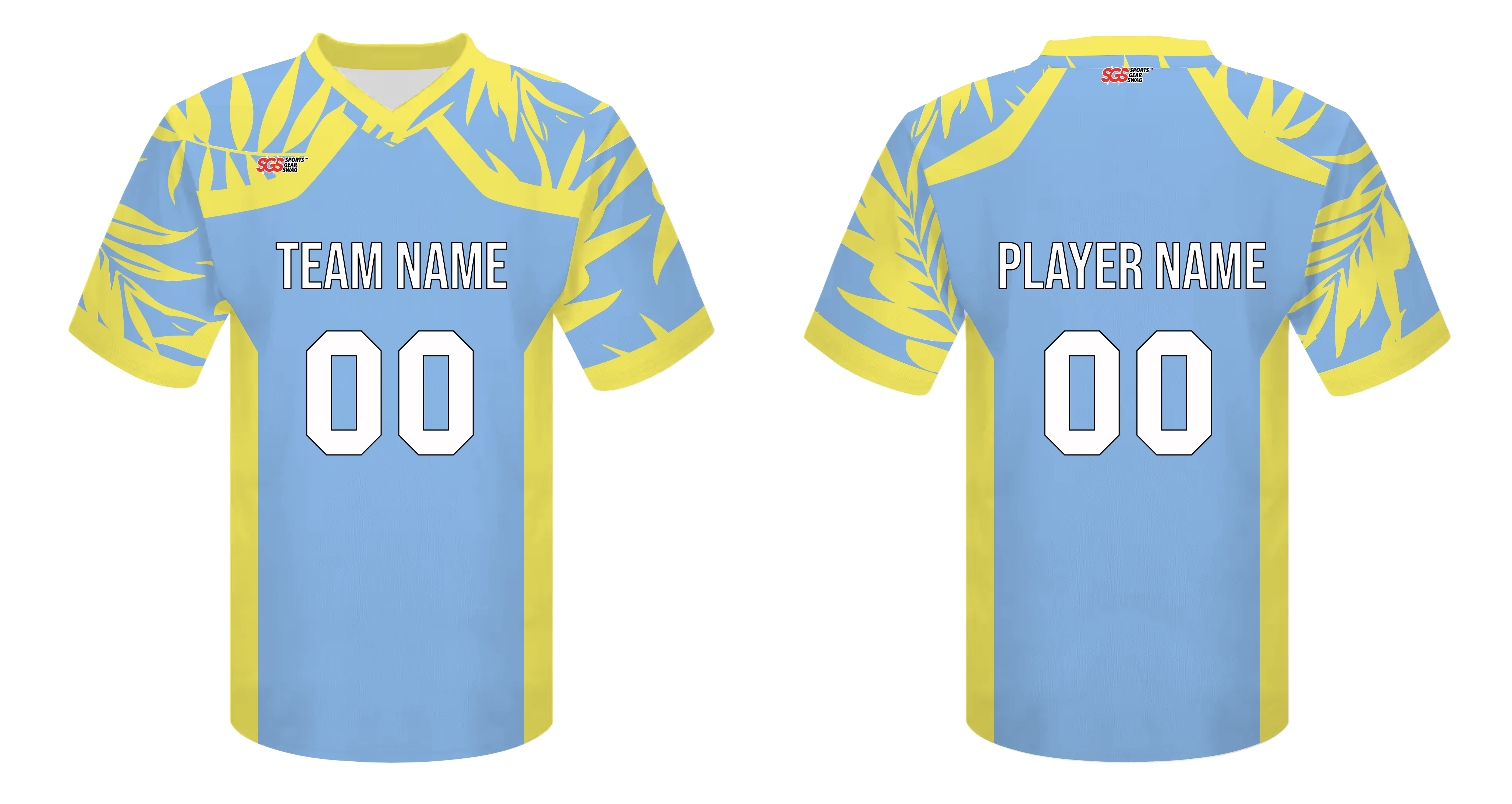 Custom leaves nature adult youth unisex football jersey - Jersey