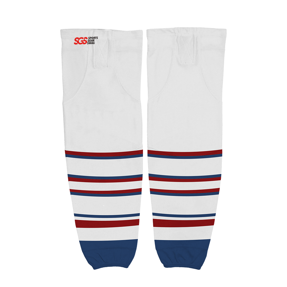 Custom hockey socks adult youth unisex arctic ruby - Socks