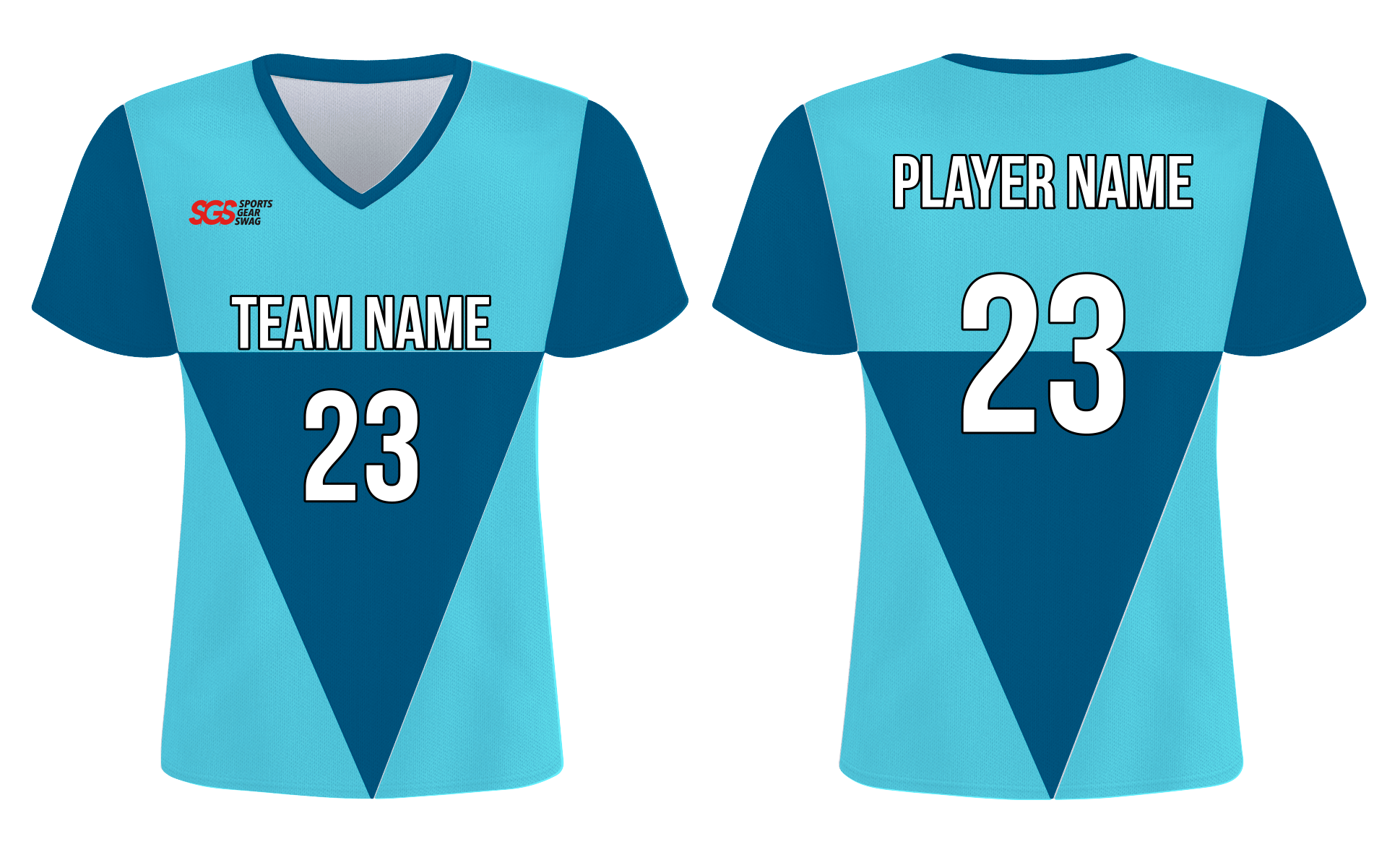 Custom triangle solids adult youth soccer jersey - Jersey