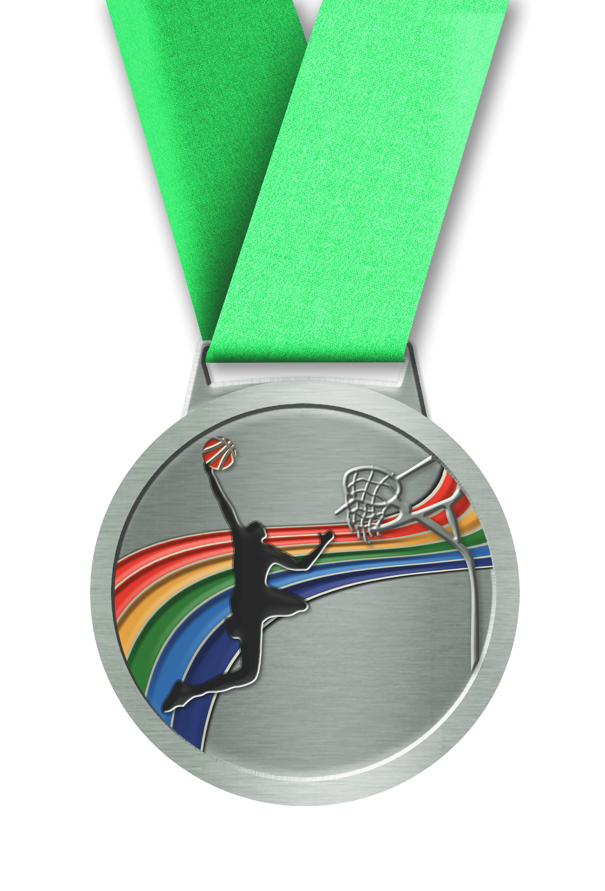 Basketball silver medals awards - Medals-awards