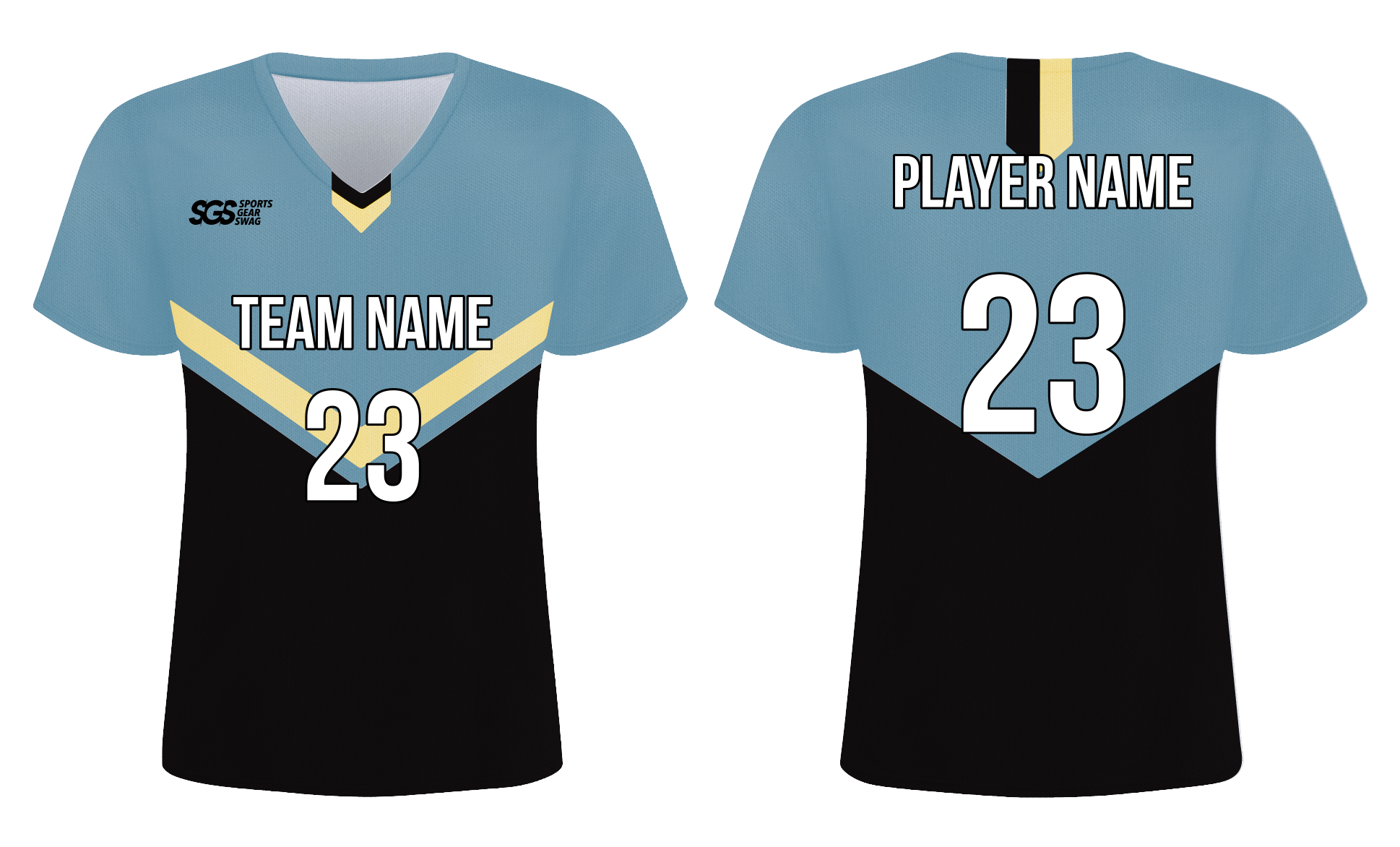 Custom v style solids adult youth soccer jersey - Jersey