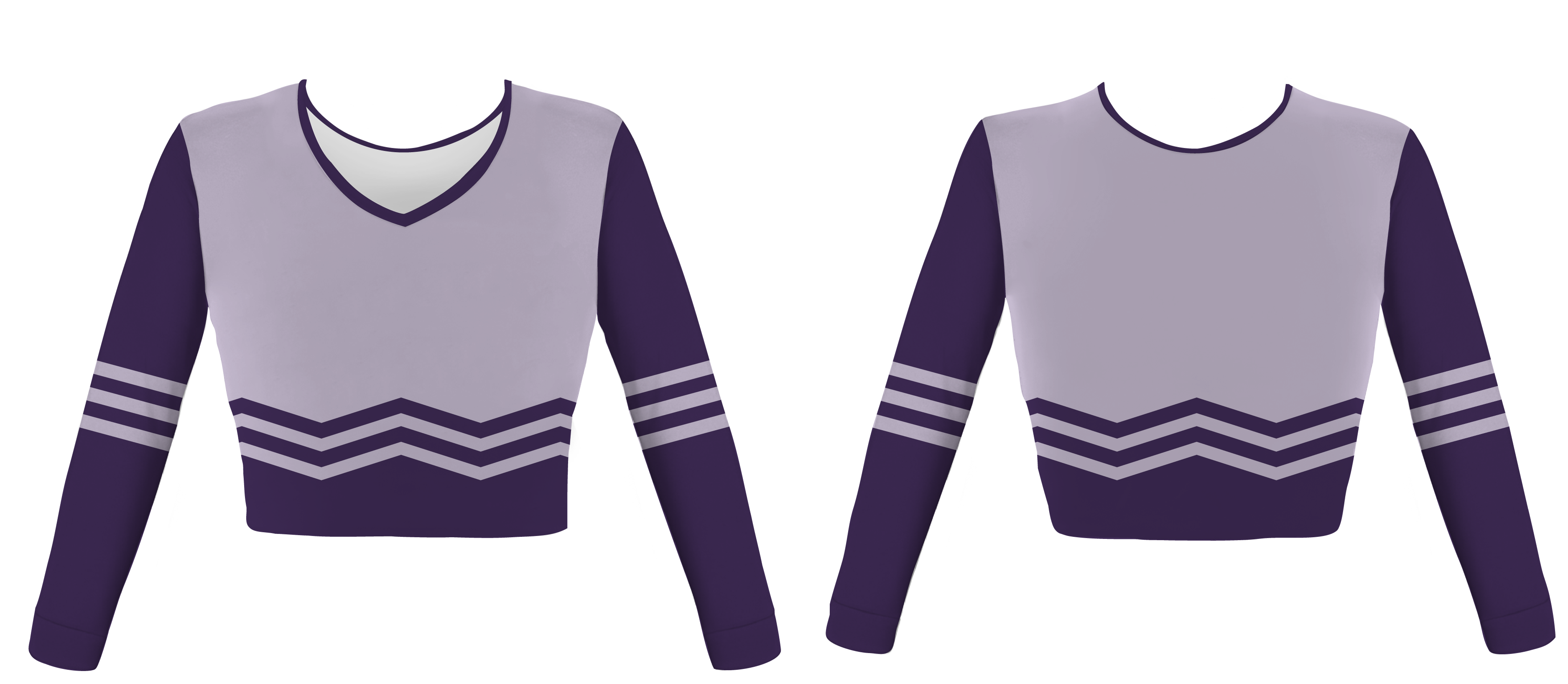 Custom basic lines adult youth unisex cheerleading long sleeve jersey - Jersey