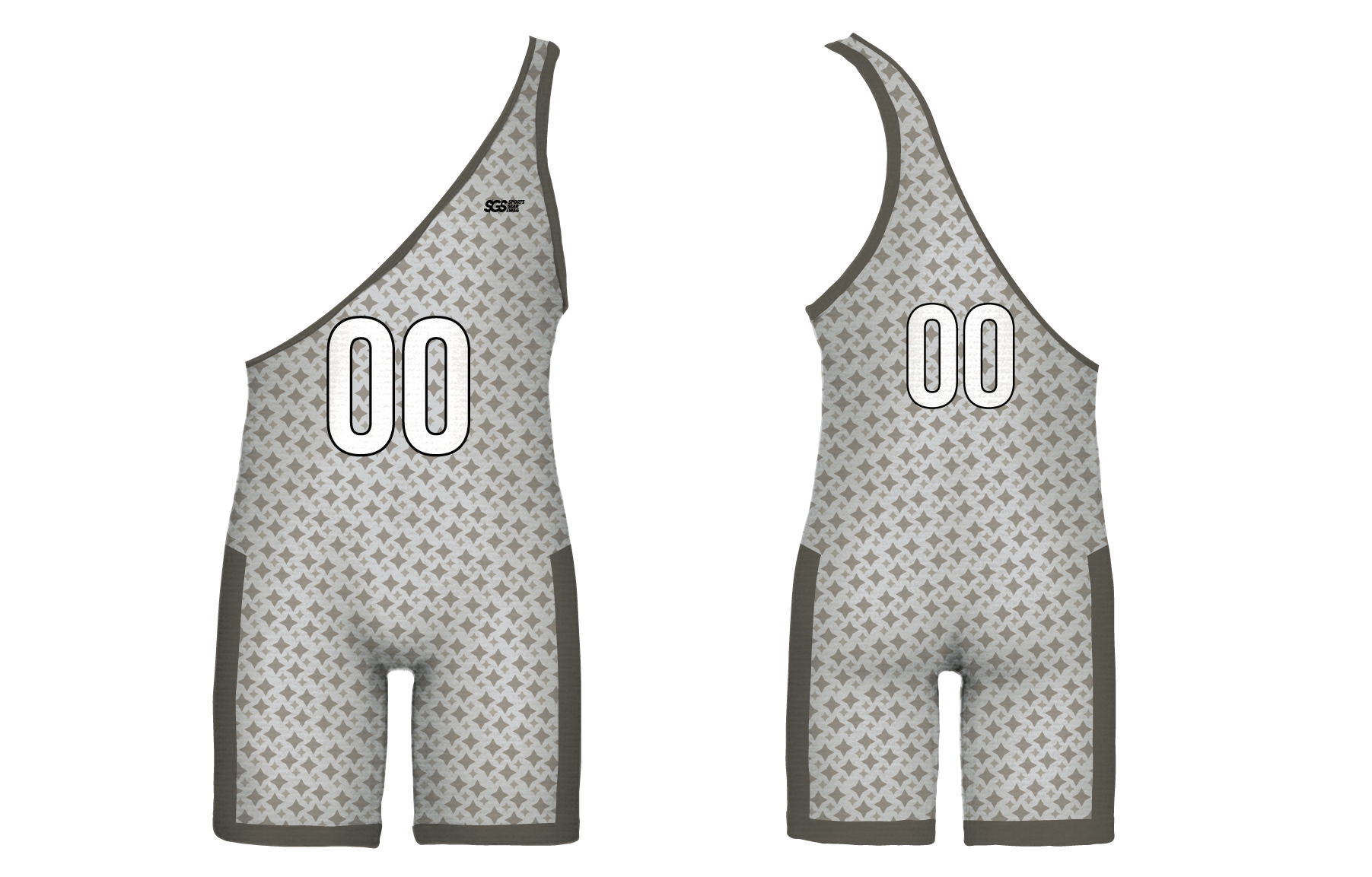 Custom single strap wrestling singlets adult youth unisex dazzling glow - Wrestling-singlets