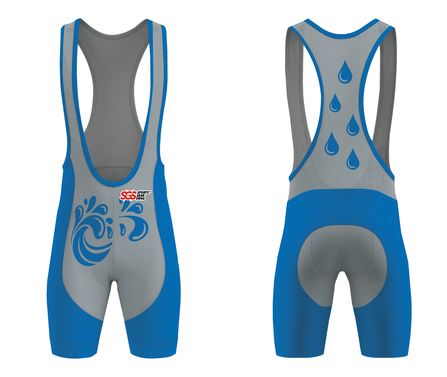 Custom natureflow adult youth unisex cycling bib - Cycling-bibs