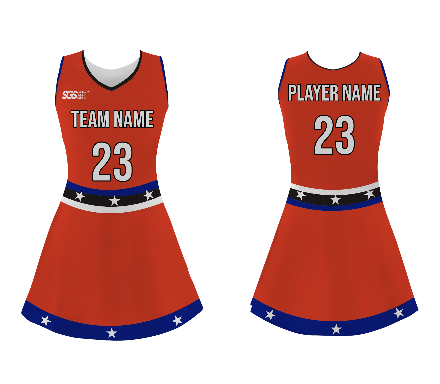 Custom lovely adult youth unisex cheerleading dresses sleeveless jersey - Cheerleading-dress