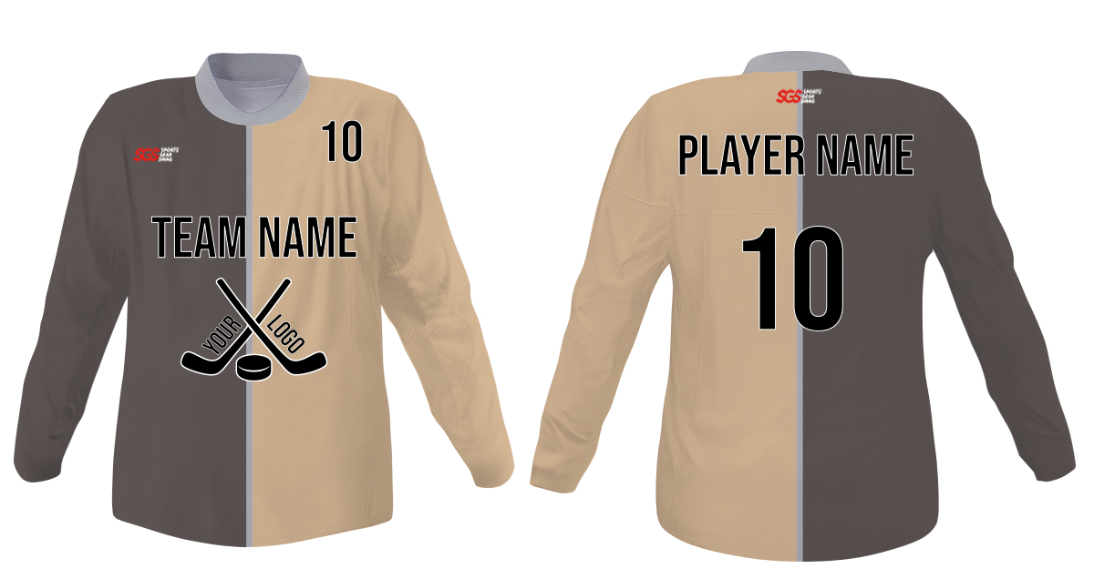 Custom fine solid adult youth unisex hockey jersey - Jersey