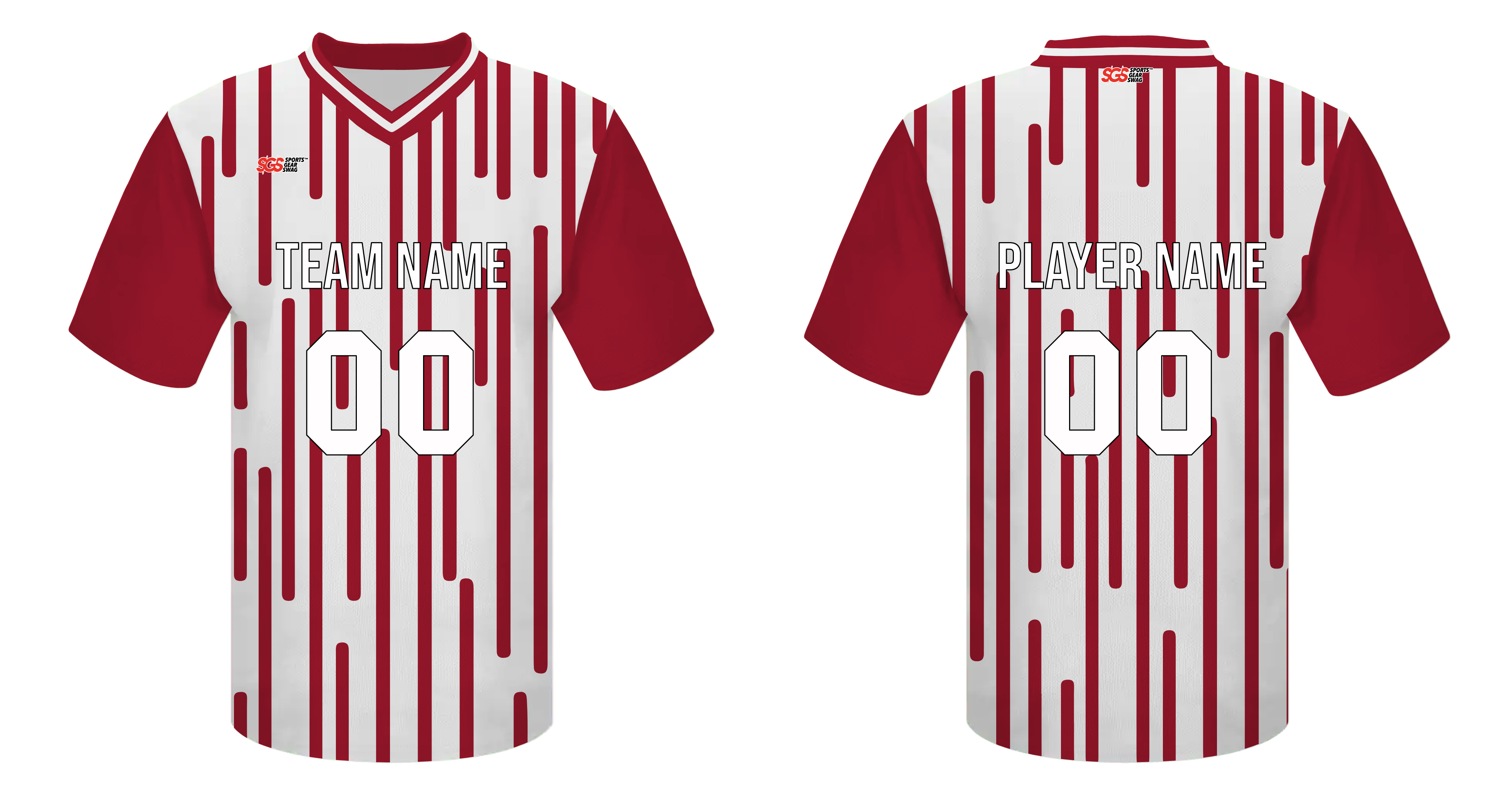 Custom nice lines design adult youth unisex football long jersey - Jersey