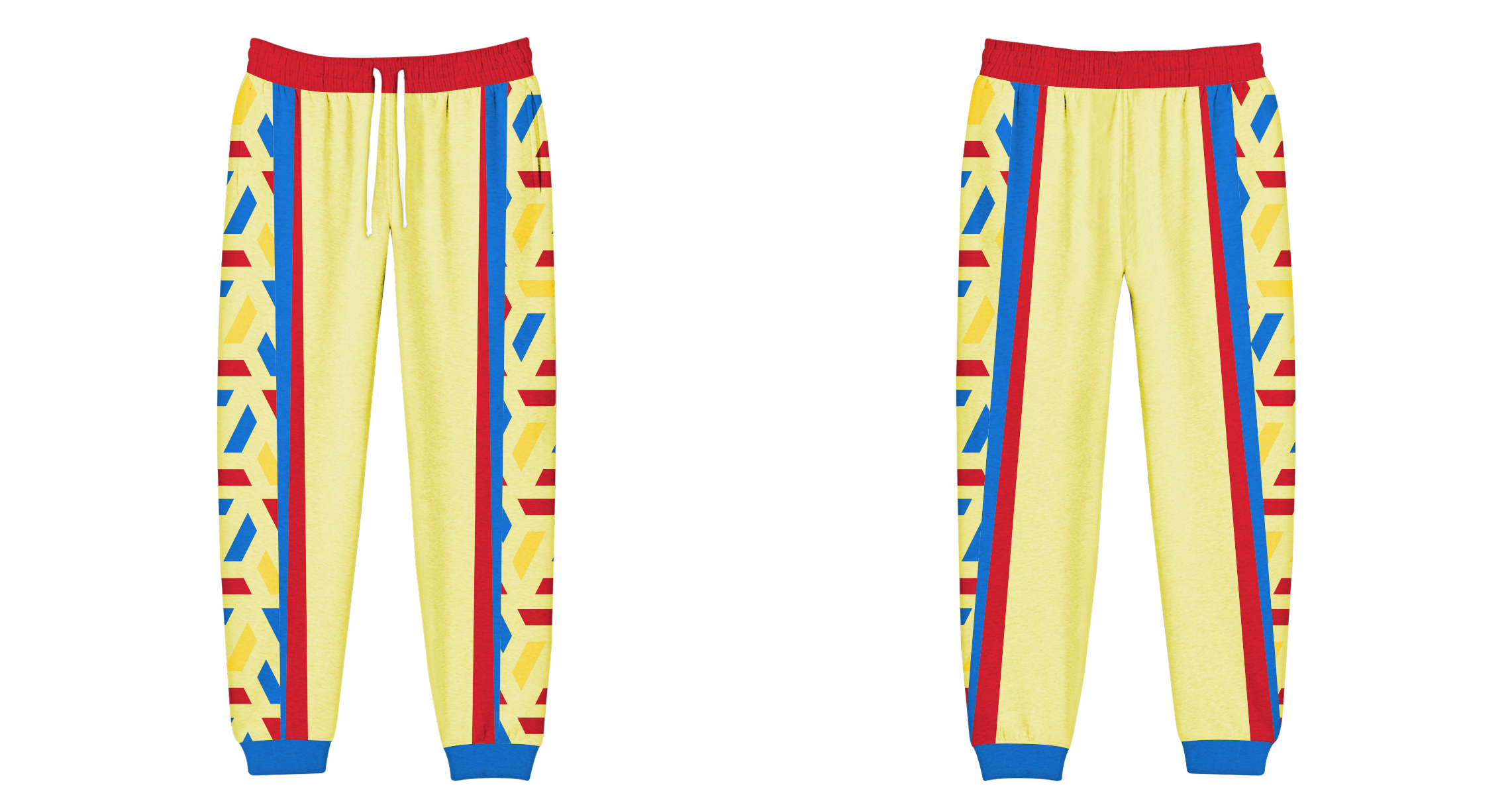 Custom four-sided shapes adult youth unisex cheerleading pants - Cheerleading-pants